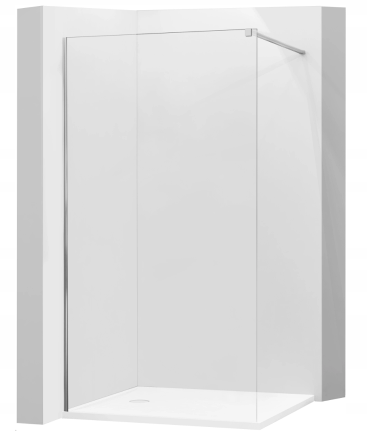 Mexen Kioto sprchová zástena Walk-In 8mm, 30x200 cm, číre sklo, 800-030-000-00-00
