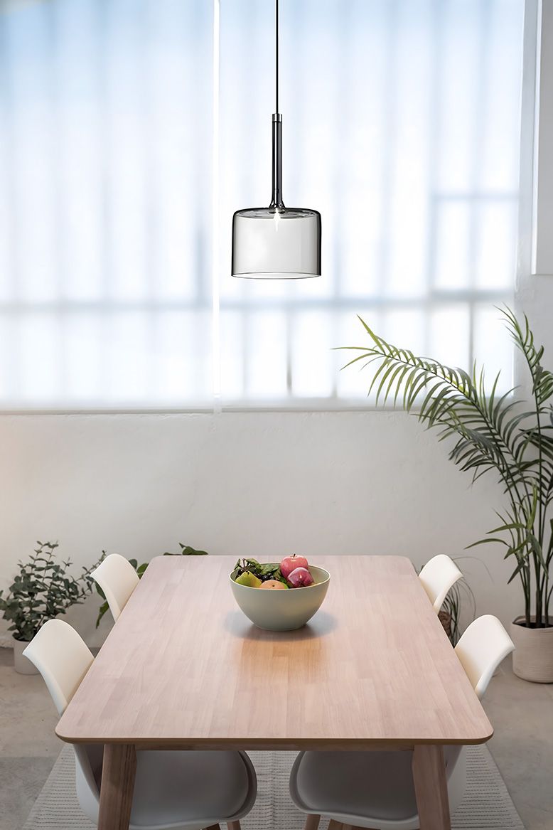 Toolight, stropné svietidlo 1xG4, APP1701-1CP GREY A, šedé sklo, OSW-04309