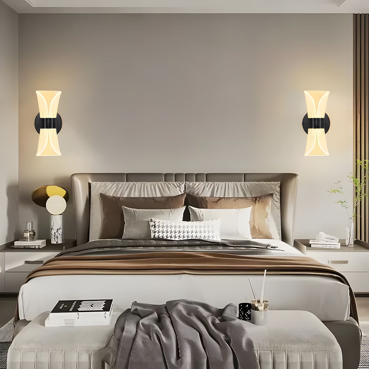 Toolight, LED nástenné svietidlo 10 x 22,5 cm, 5W, G029-W, čierna, OSW-00690