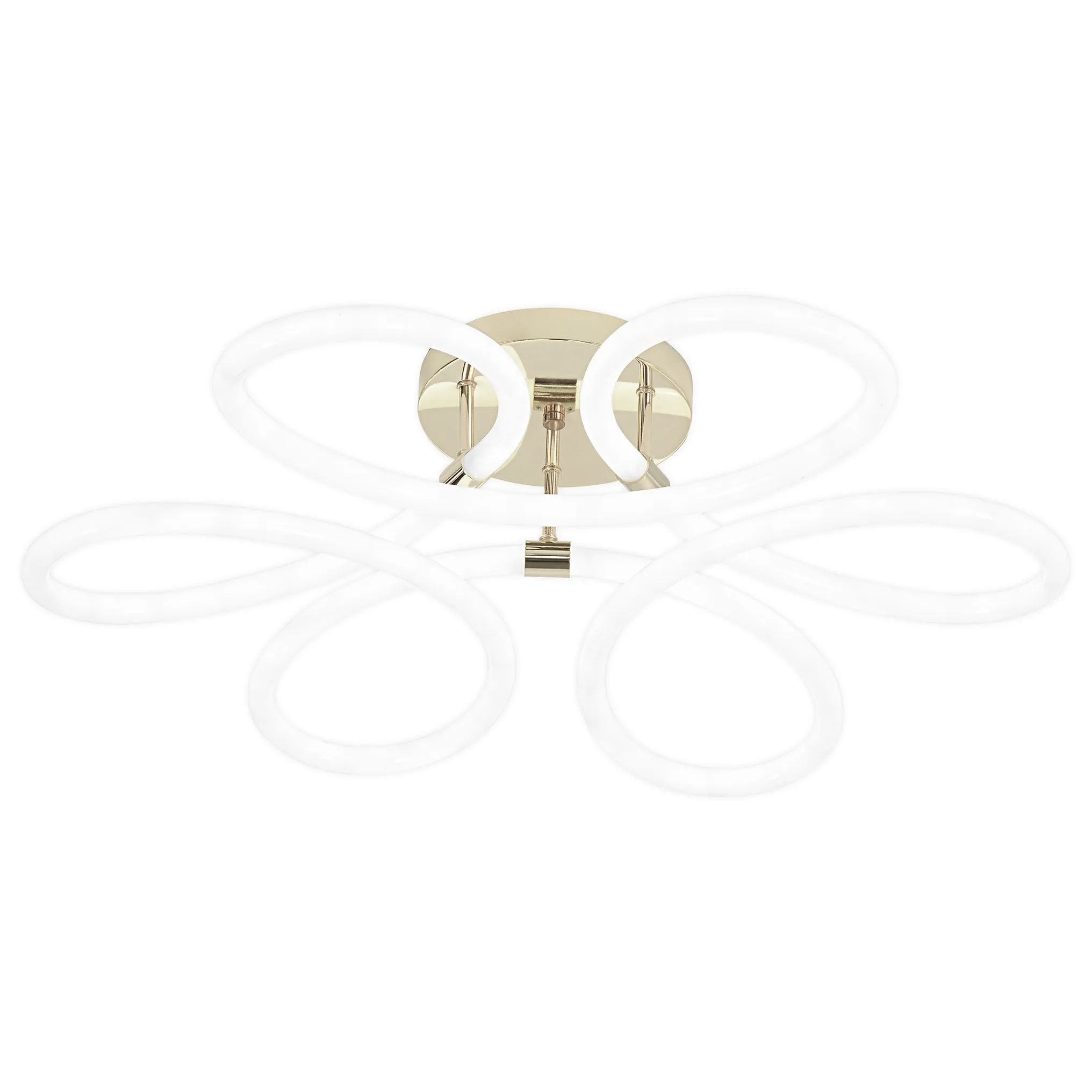 Toolight, LED moderné stropné svietidlo, 99W, 4000K, 5000lm, G023-C, zlatá, OSW-06374