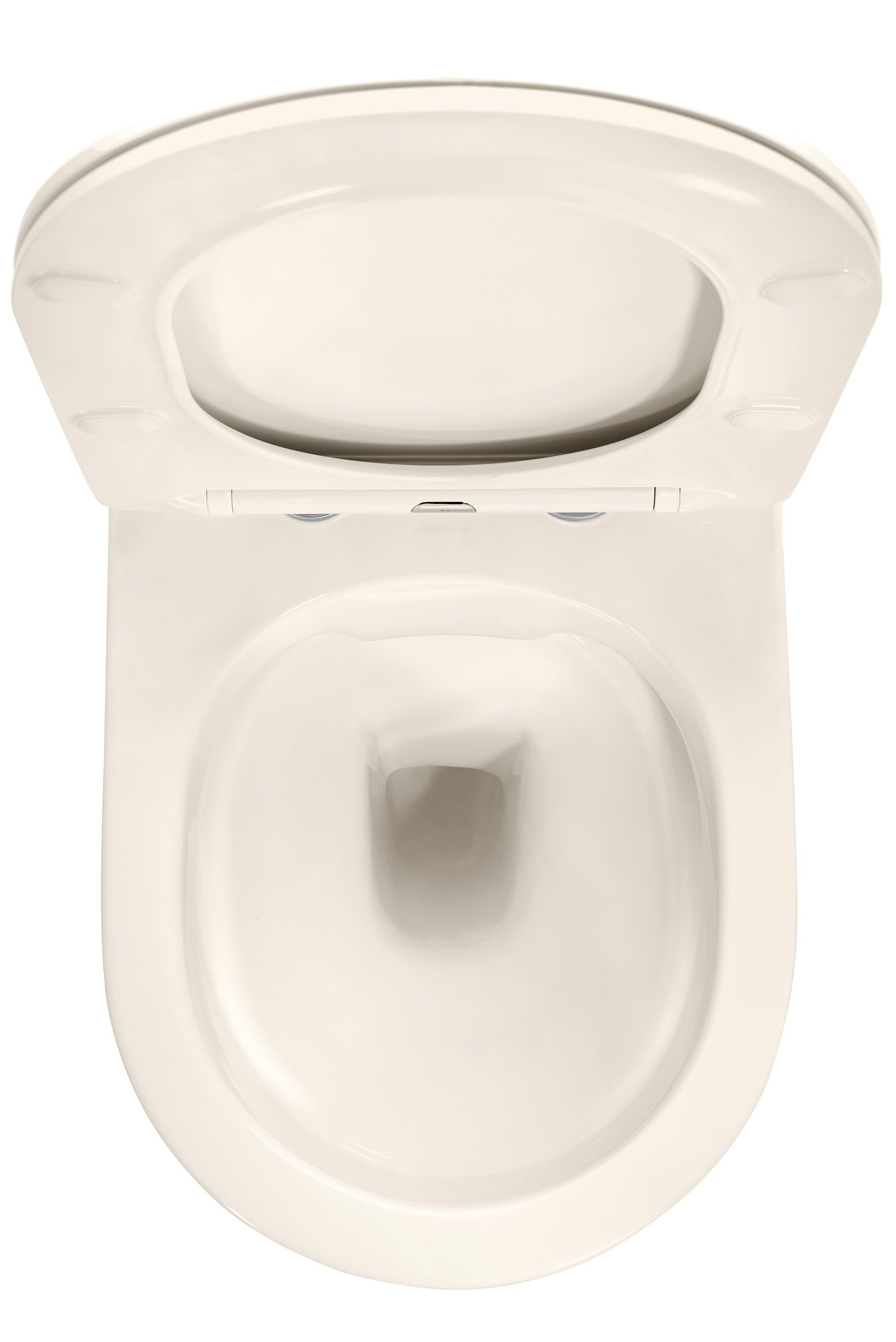 Rea Carlo Mini, závesná WC misa 495x370x355mm + toaletné sedadlo, Ecru, REA-C5500