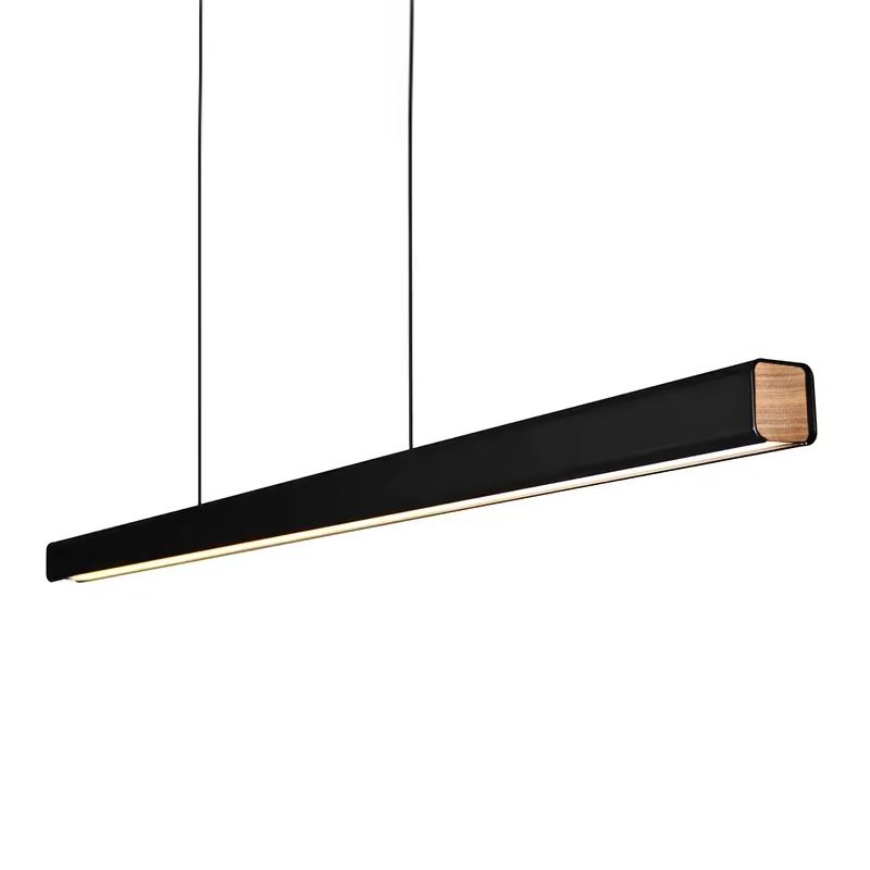 Toolight, LED závesné svietidlo 80cm, 15W, APP1447-CP, čierna matná, OSW-02391
