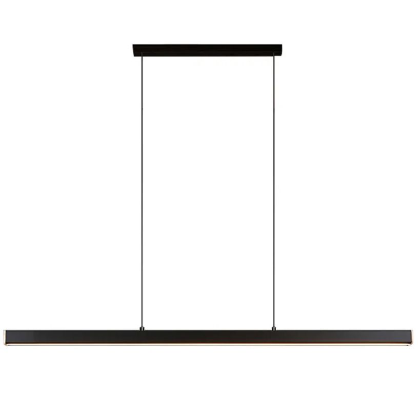 Toolight, LED stropné svietidlo 100cm, 15W, APP1448-CP, čierna matná, OSW-03900