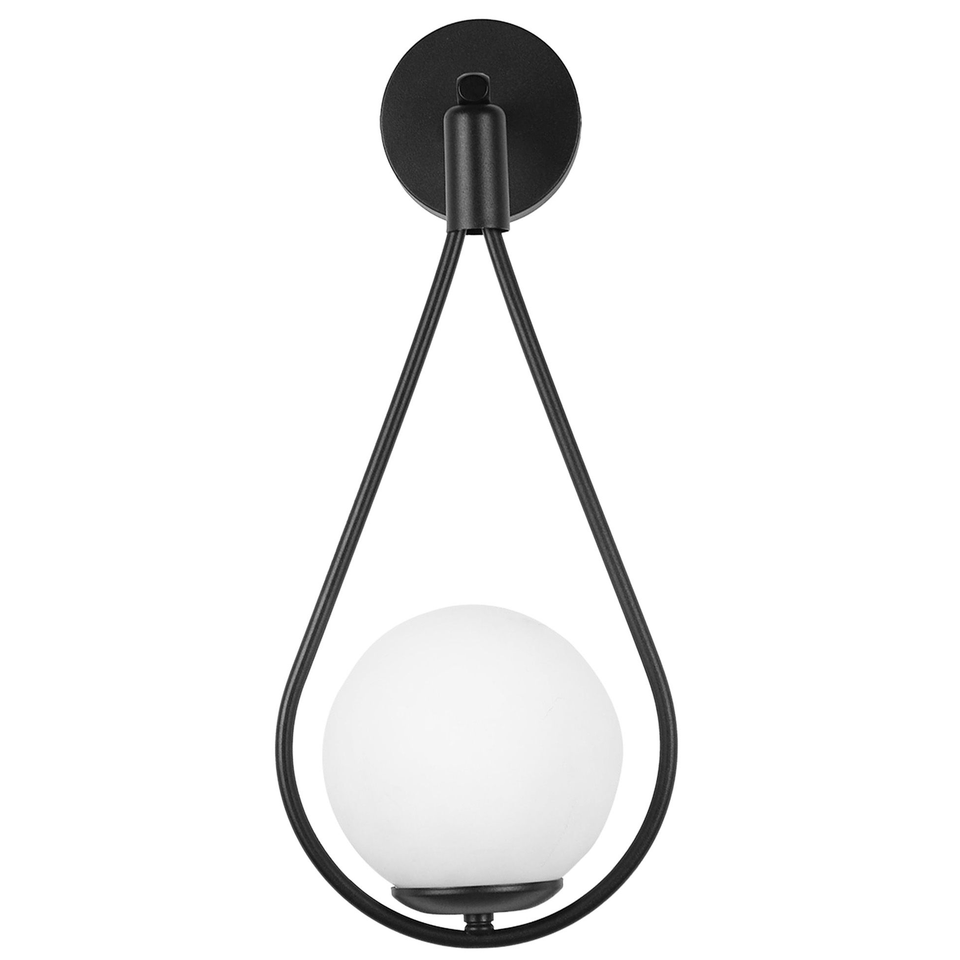 Toolight, nástenné svietidlo 1xE27, G093-1W, čierna-biela, OSW-09718