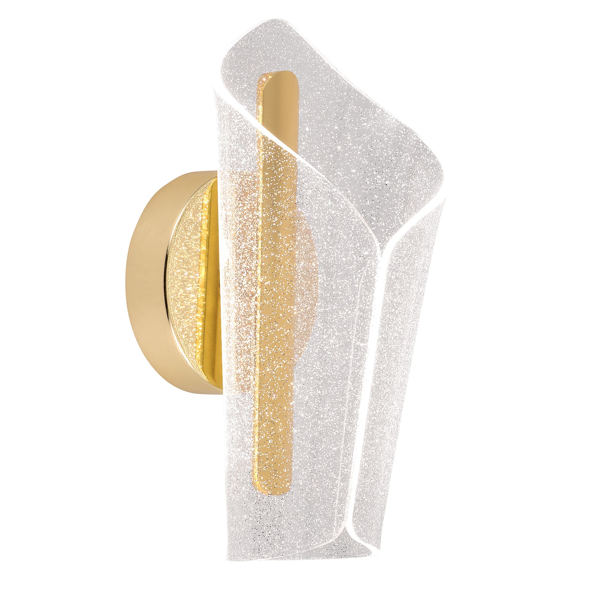 Toolight, LED nástenné svietidlo, 5W, 4000K, 500lm, G030-W, zlatá, OSW-00692