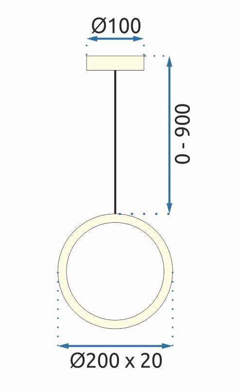 Toolight, LED krištáľové závesné svietidlo, 7W, 4000K, 500lm, G089-1CP, zlatá, OSW-09706
