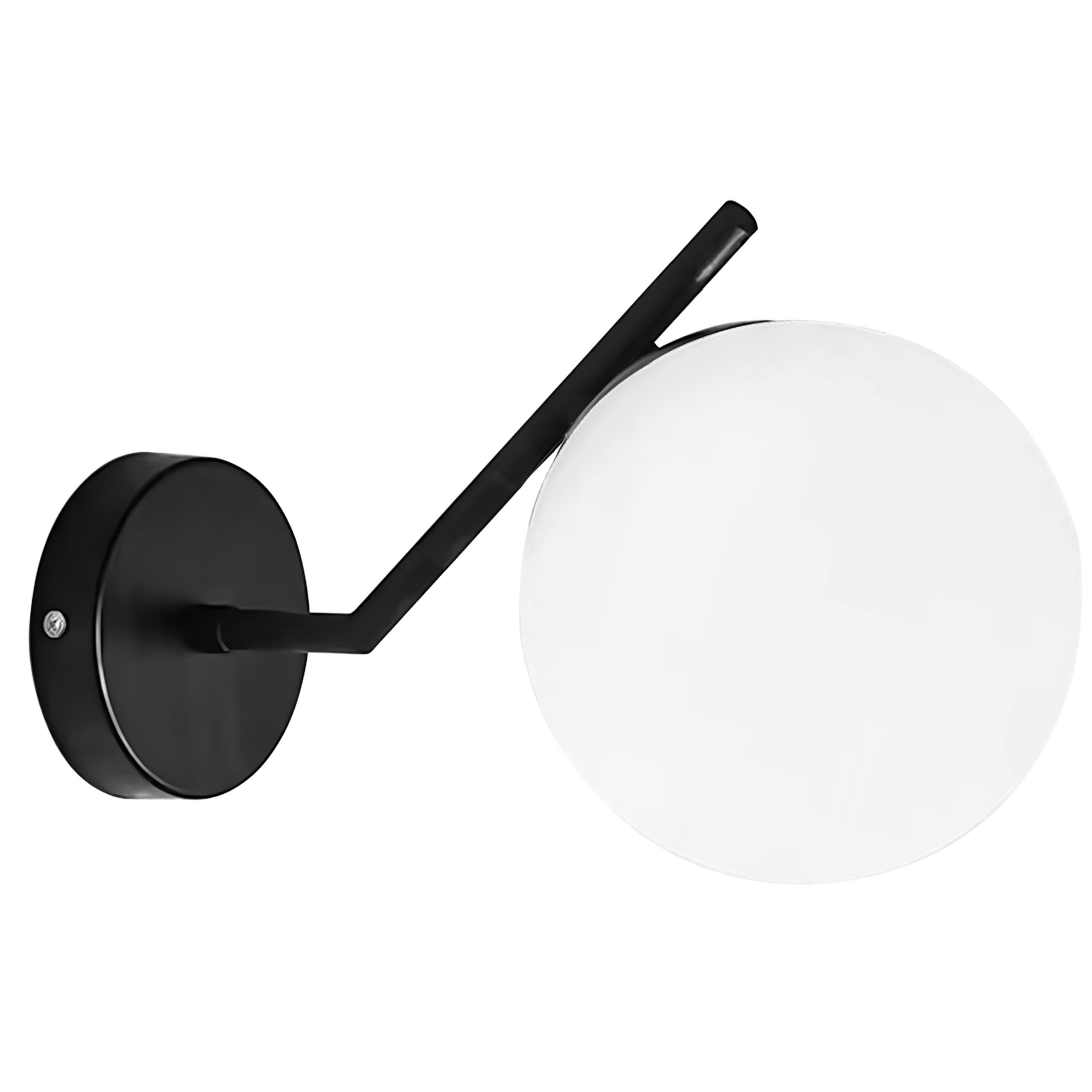 Toolight, nástenné svietidlo 1xE27, G099-1W, čierna, OSW-09724