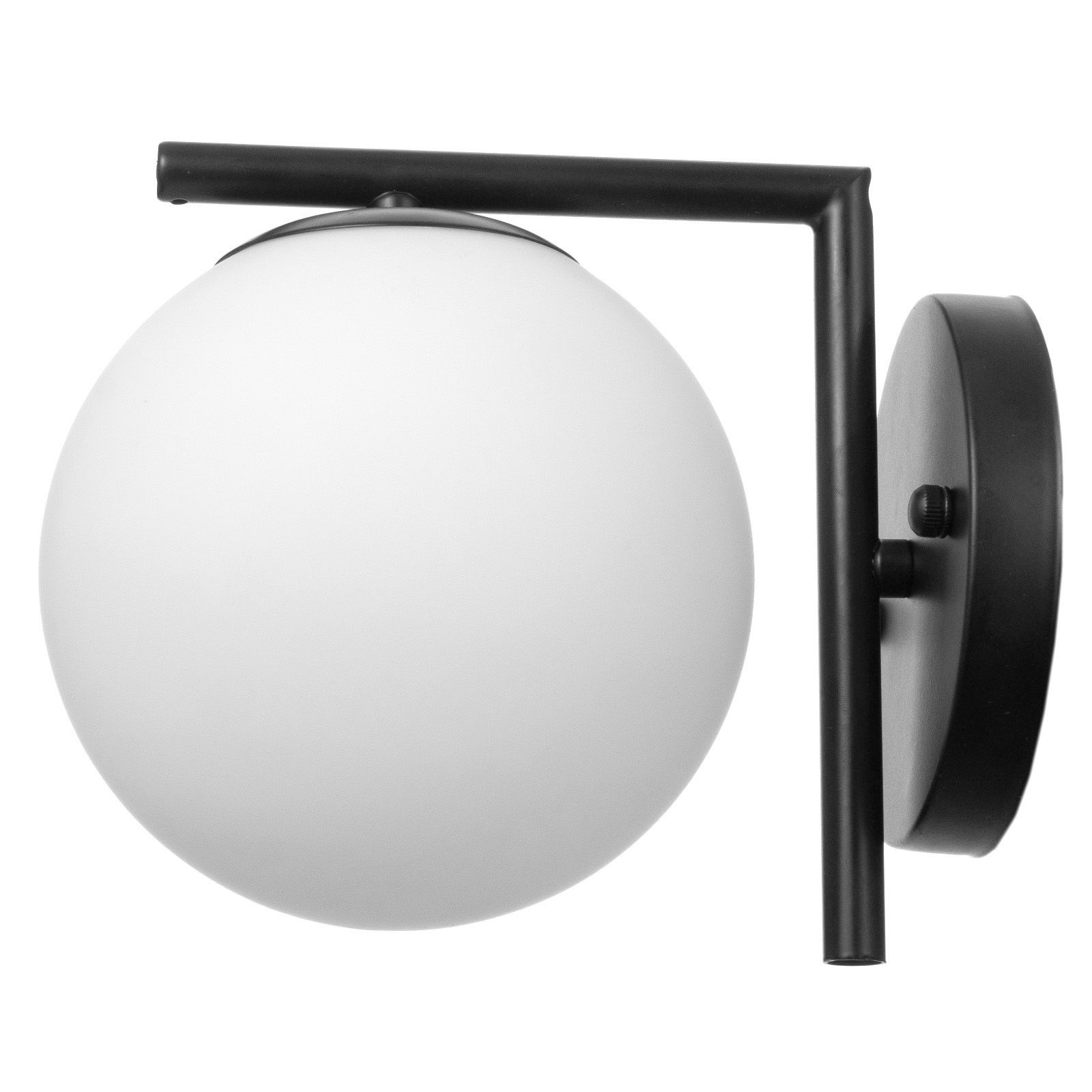 Toolight, nástenné svietidlo 1xE27, G101-1W, čierna-biela, OSW-09726
