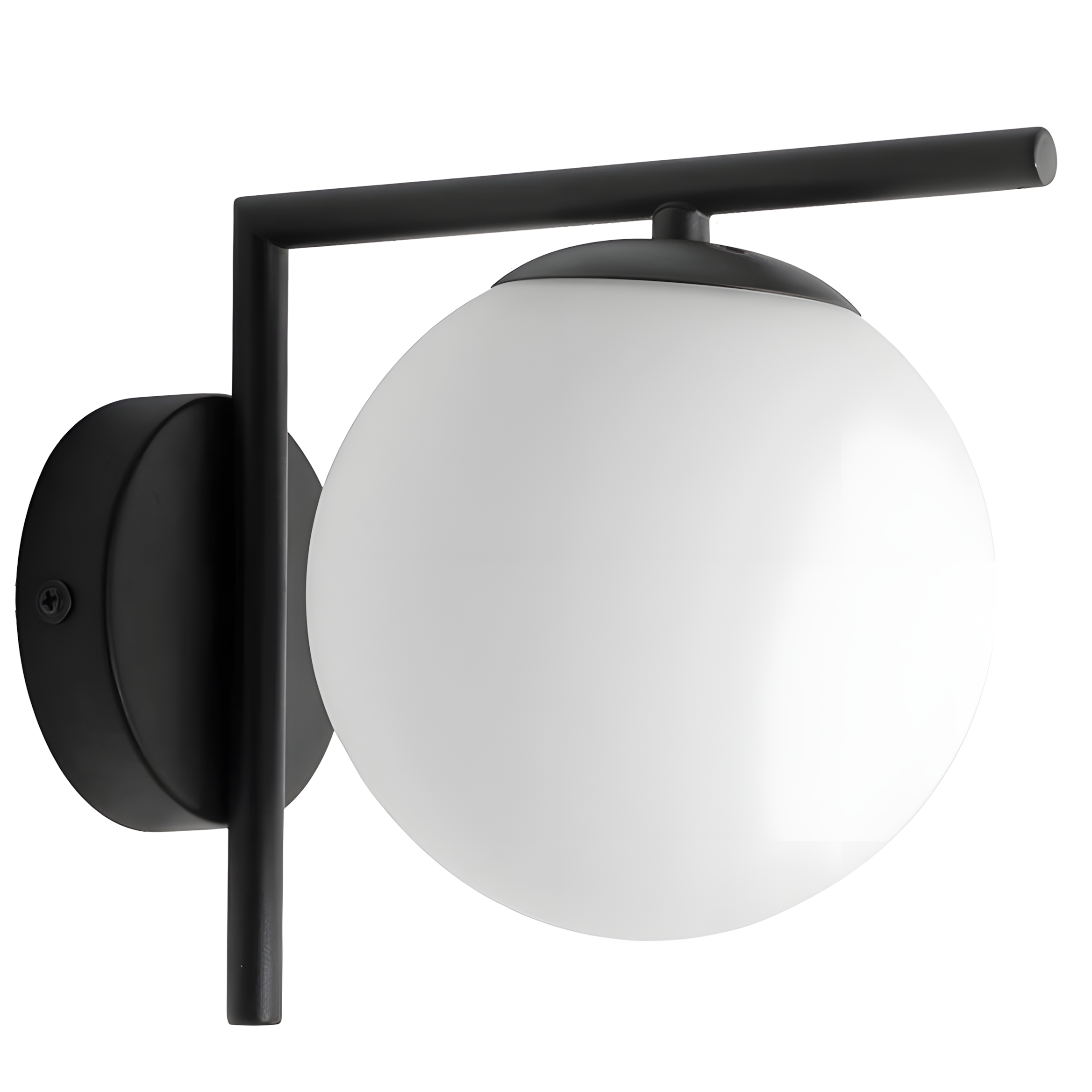 Toolight, nástenné svietidlo 1xE27, G101-1W, čierna-biela, OSW-09726