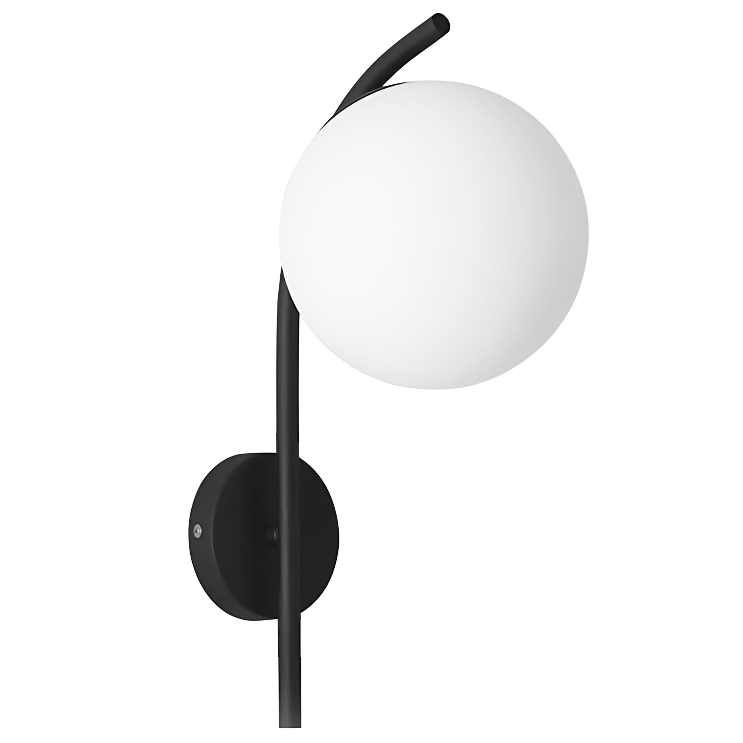 Toolight, nástenné svietidlo 1xE27, G103-1W, čierna matná, OSW-09728