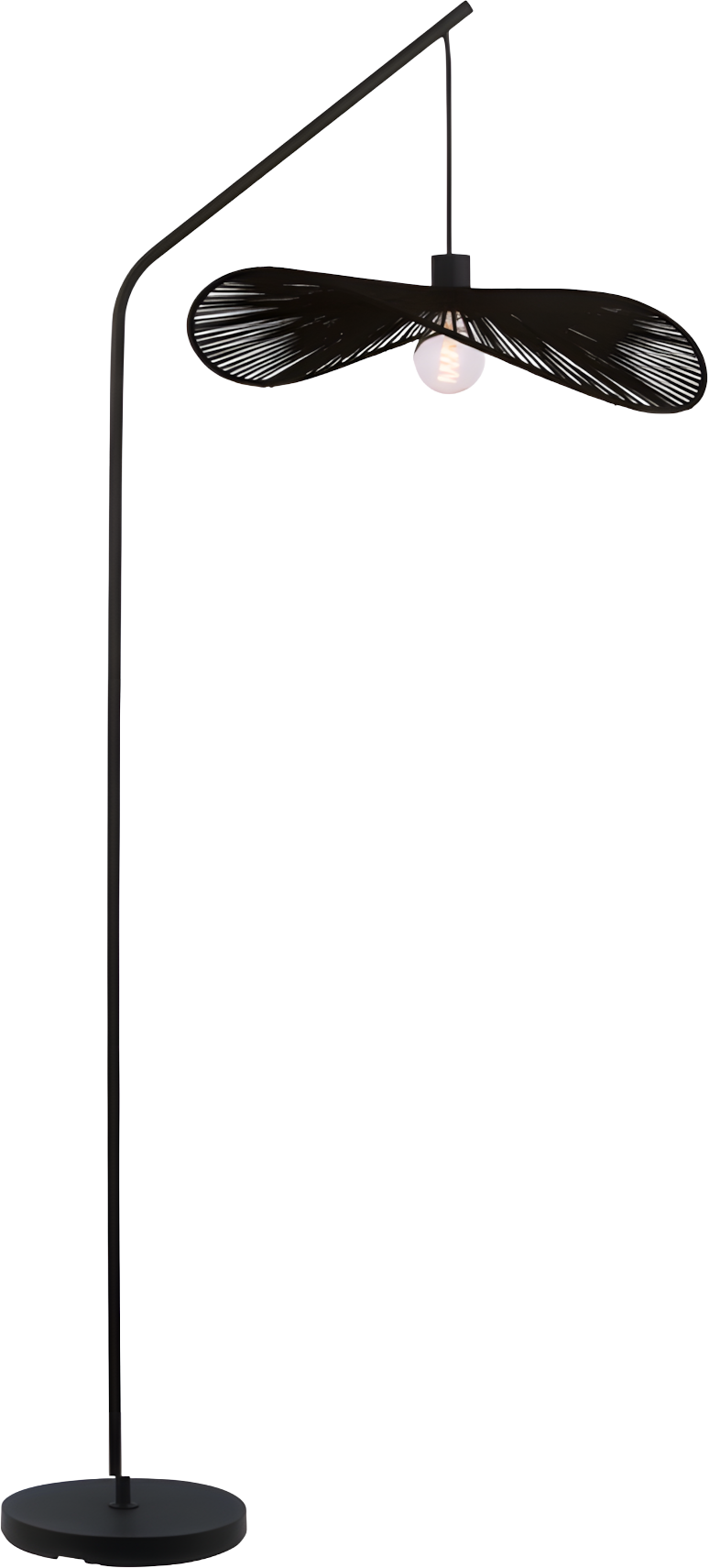 Toolight, podlahová lampa 1xE27, APP1834-1F, čierna matná, OSW-00637