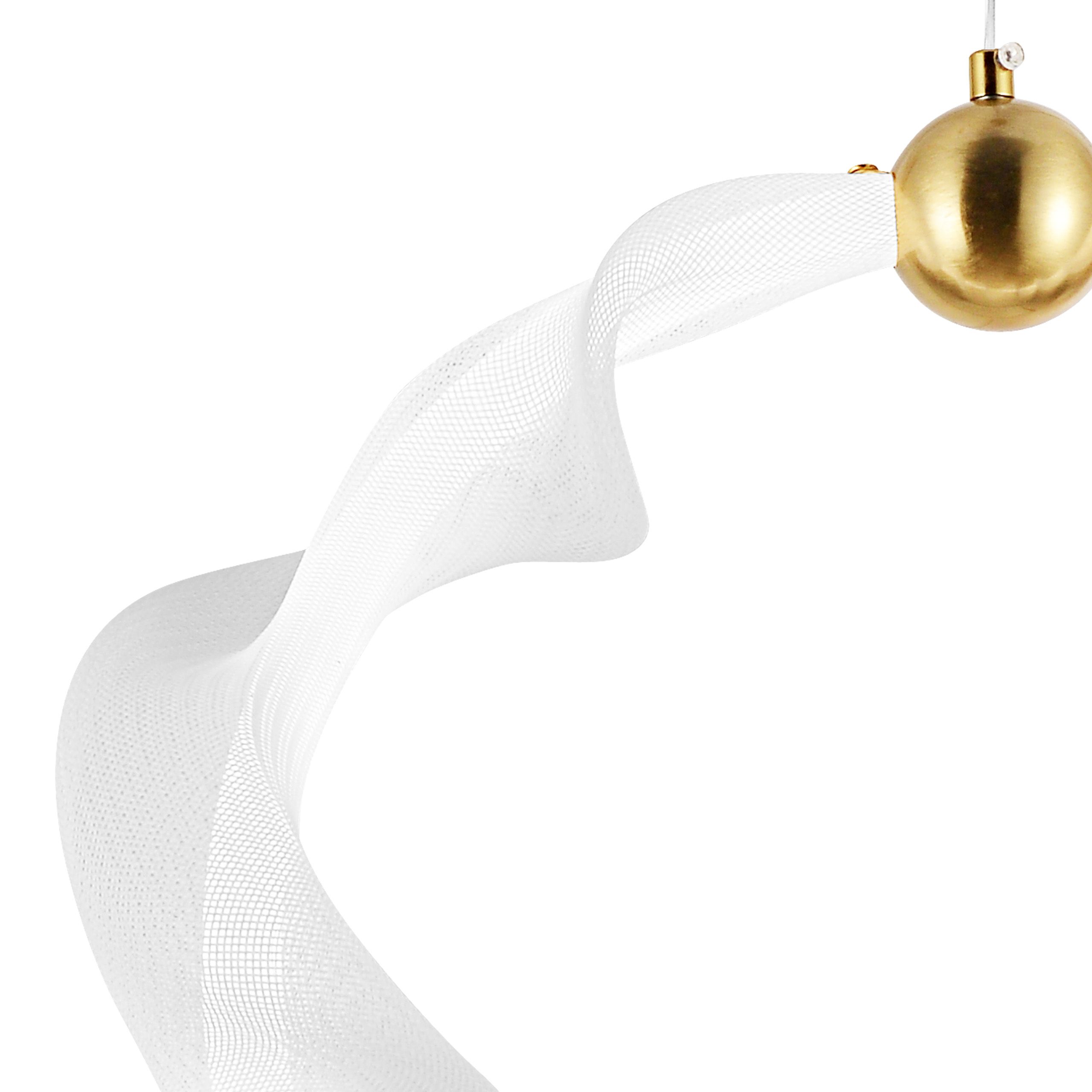 Toolight, LED závesné osvetlenie 22W, 4000K, 1540lm, G014-1CP, biela-zlatá, OSW-06361
