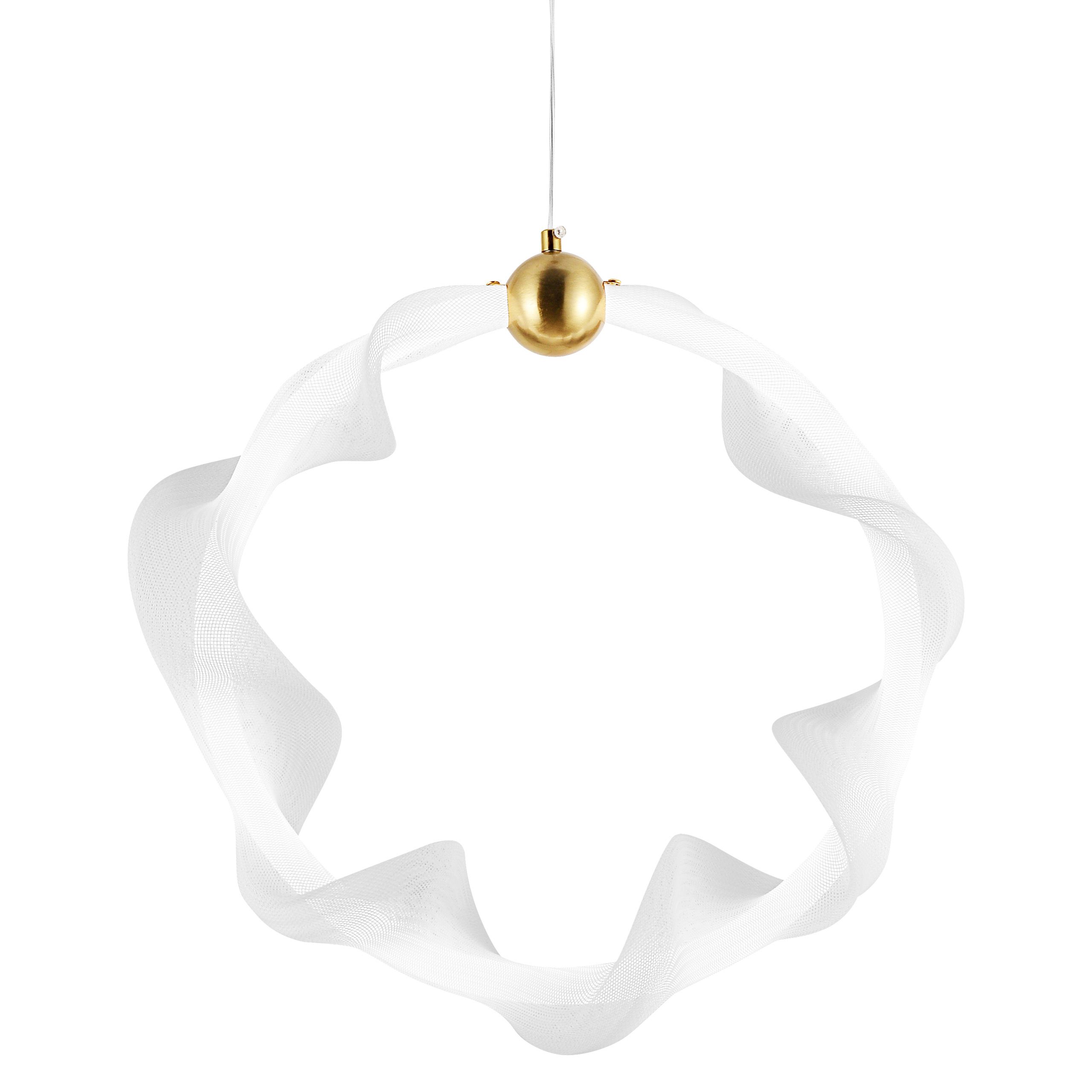 Toolight, LED závesné osvetlenie 22W, 4000K, 1540lm, G014-1CP, biela-zlatá, OSW-06361