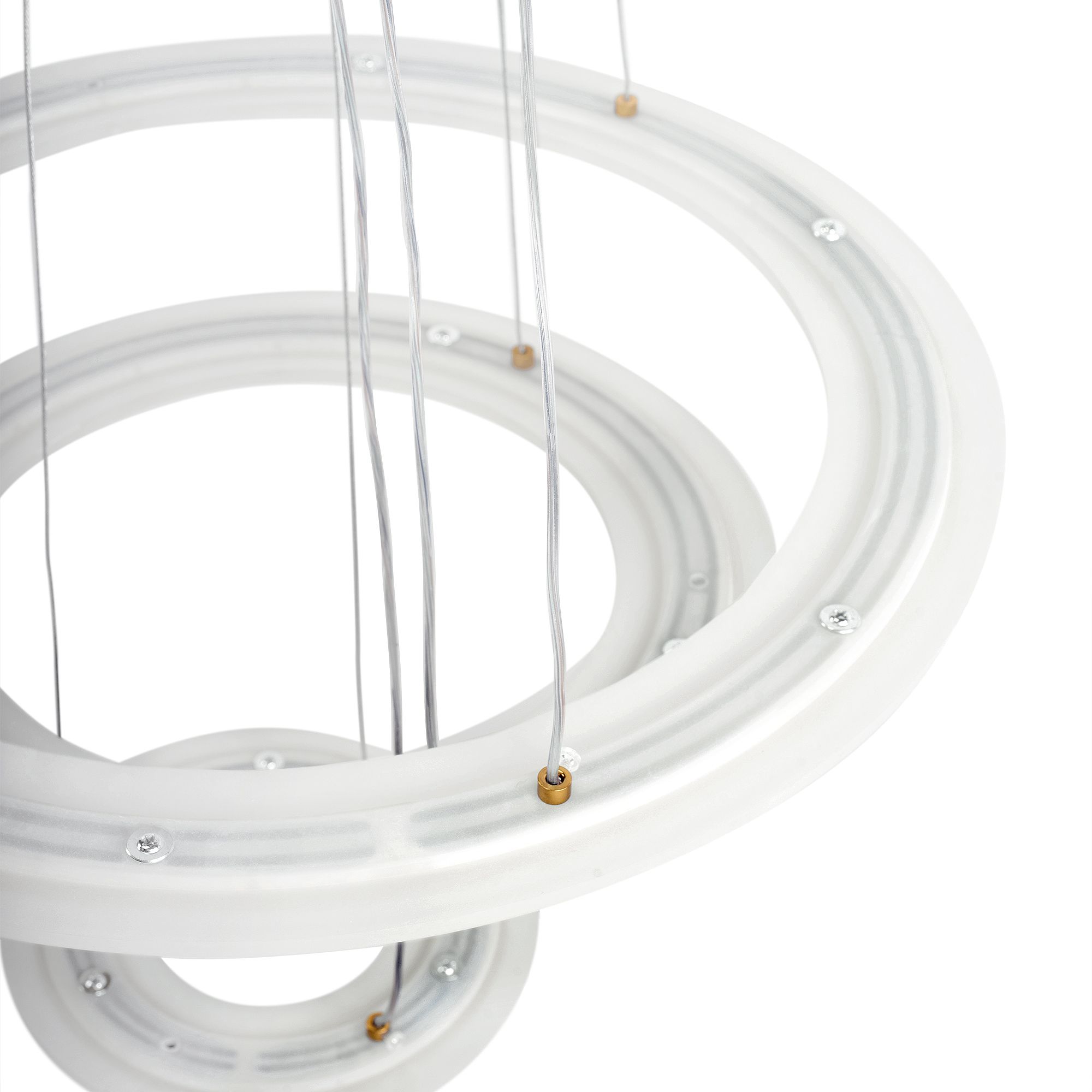 Toolight, LED stropné svietidlo 46cm, 100W, LED G041-3CP, zlatá matná, OSW-06308