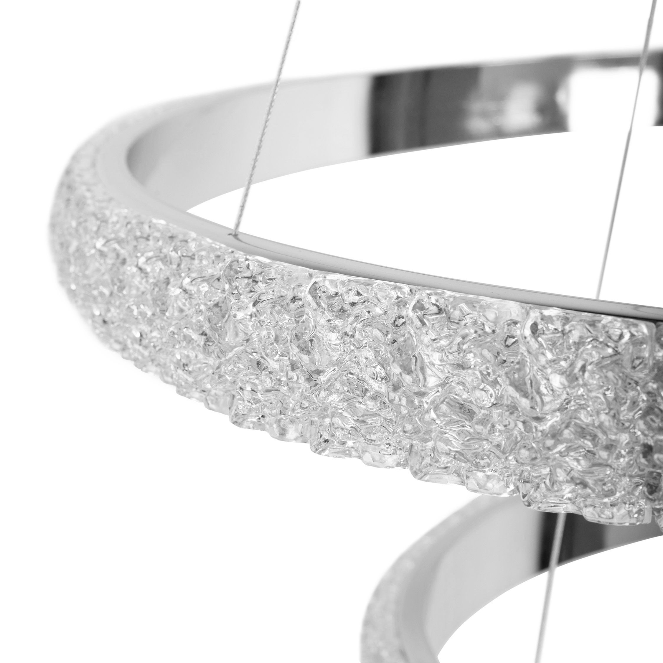 Toolight, LED závesné osvetlenie 63cm, 80W, G046-2CP, chrómová, OSW-06314