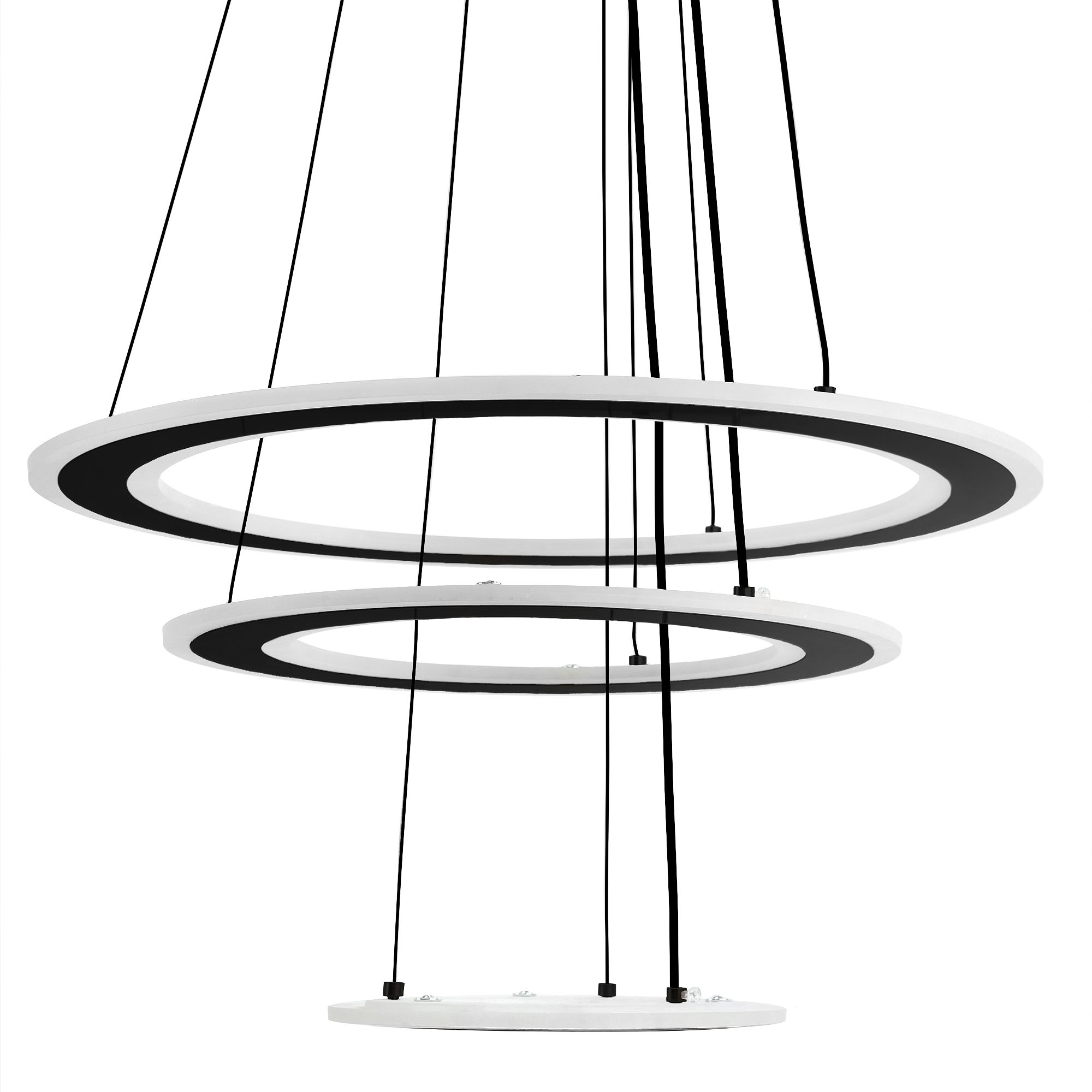 Toolight, LED stropné osvetlenie 46cm, G040-3CP, čierna, OSW-06307