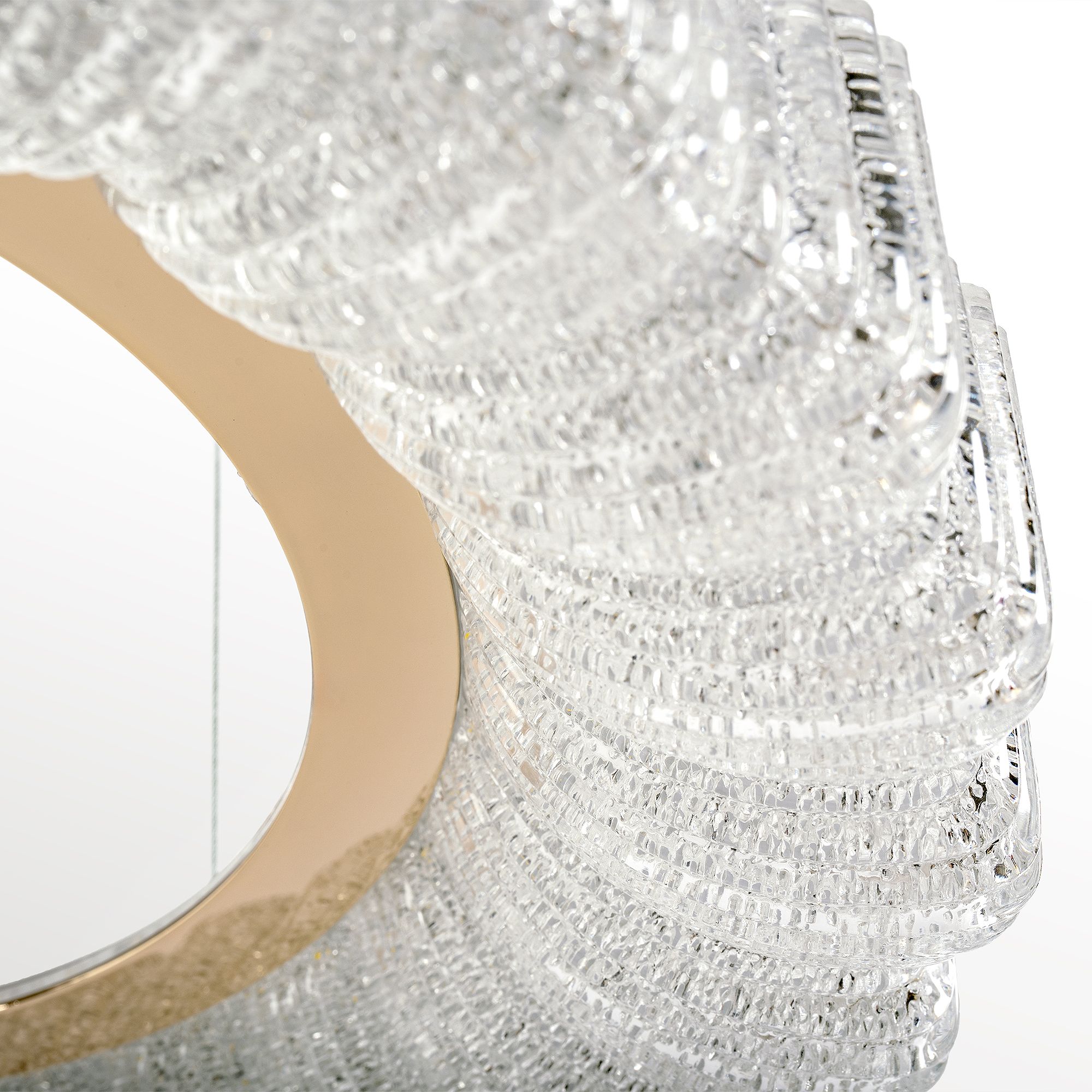 Toolight, LED stropné svietidlo 40cm, 24W, 4000K, 2500lm, MS018-CP, ružové zlato, OSW-09630