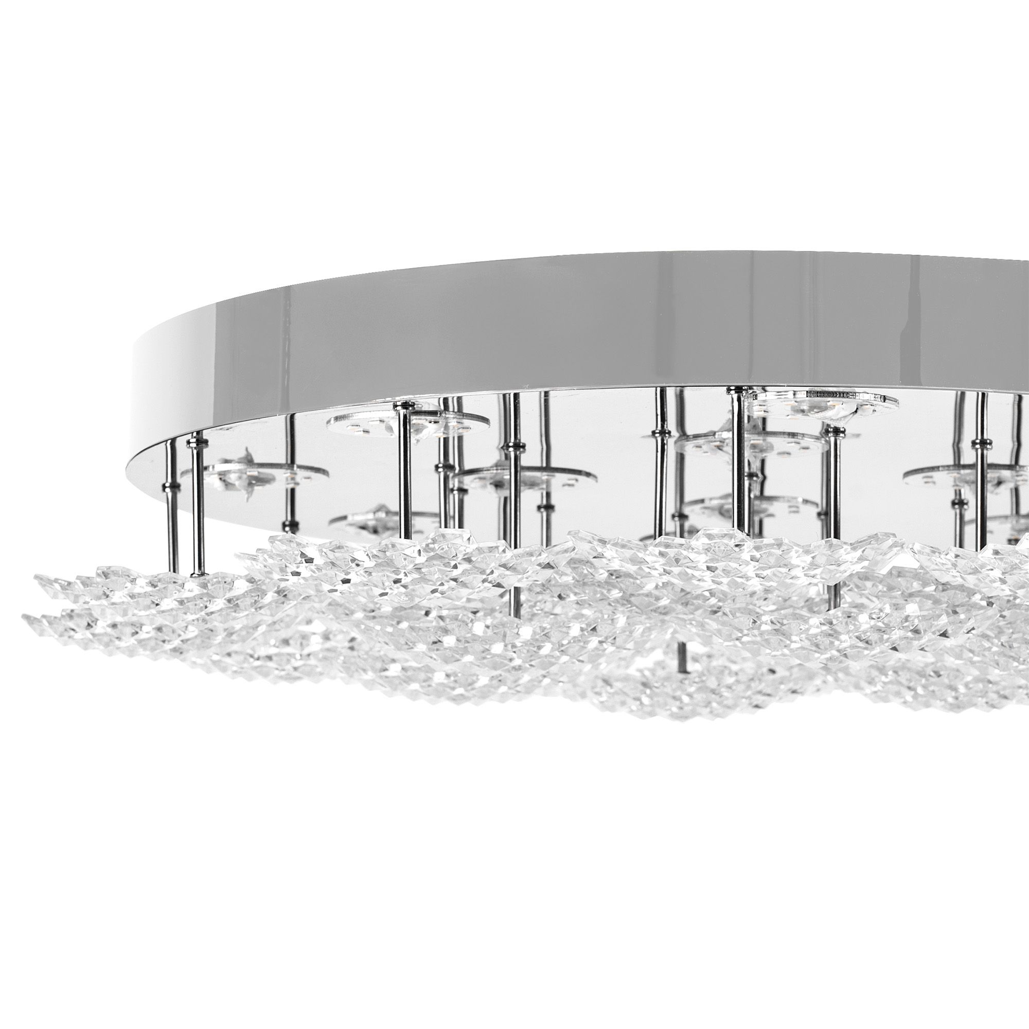 Toolight, LED stropné svietidlo 45cm, MS014-C, chrómová, OSW-09626