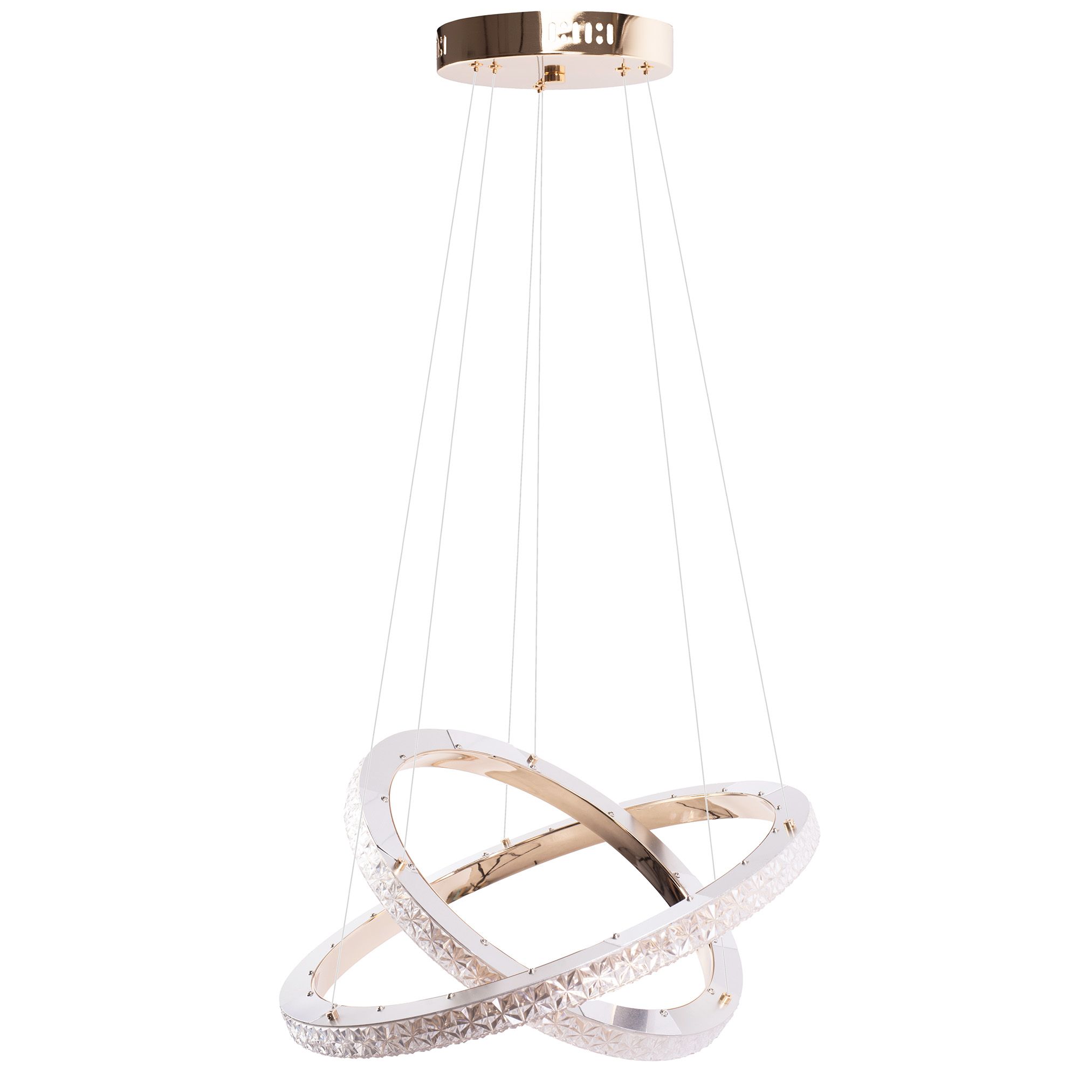 Toolight, LED stropné osvetlenie 50cm, 42W, 4000K, 2500lm, MS012-CP, ružové zlato, OSW-09624