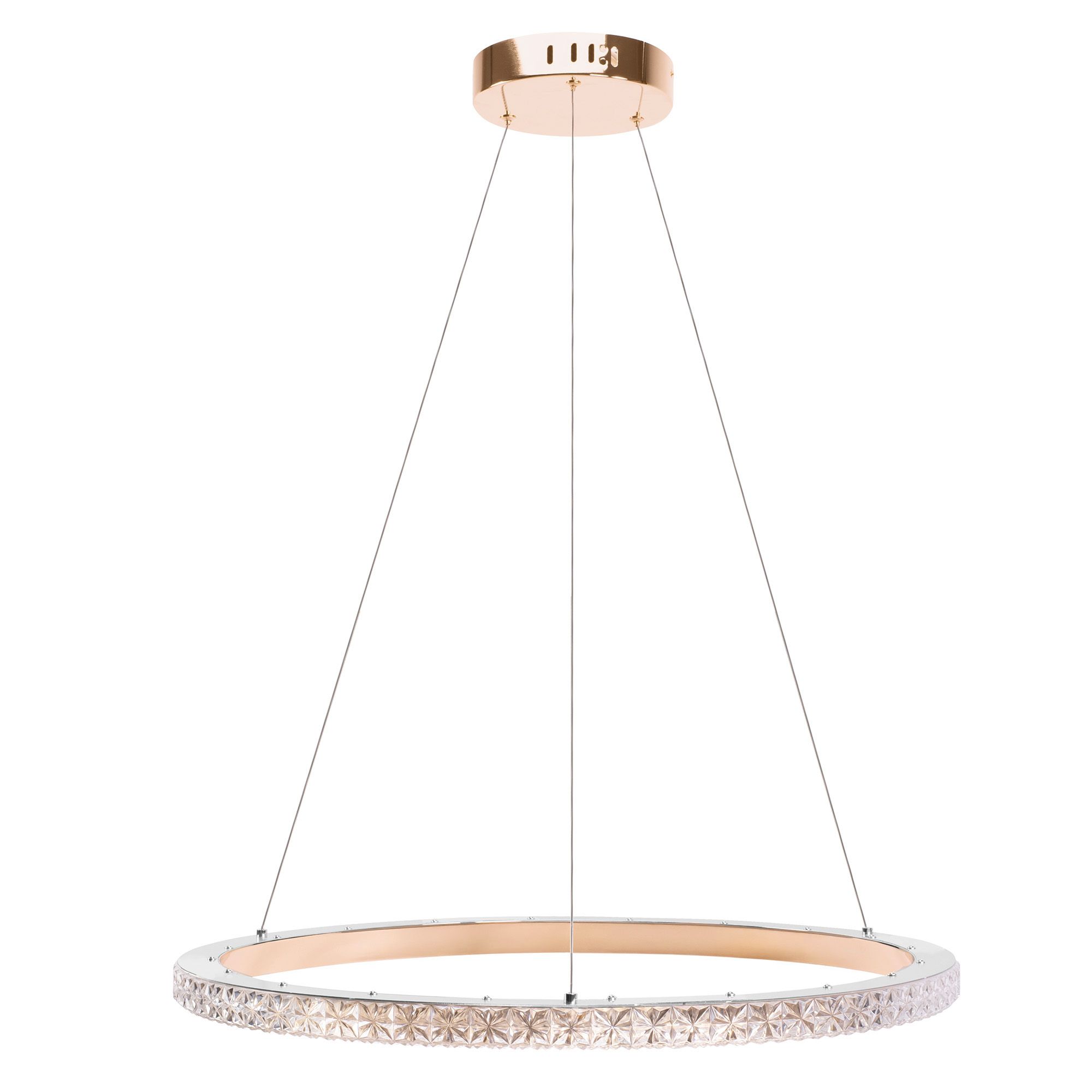 Toolight, LED stropné osvetlenie 59cm, 36W, 4000K, MS009-C, ružové zlato, OSW-09619