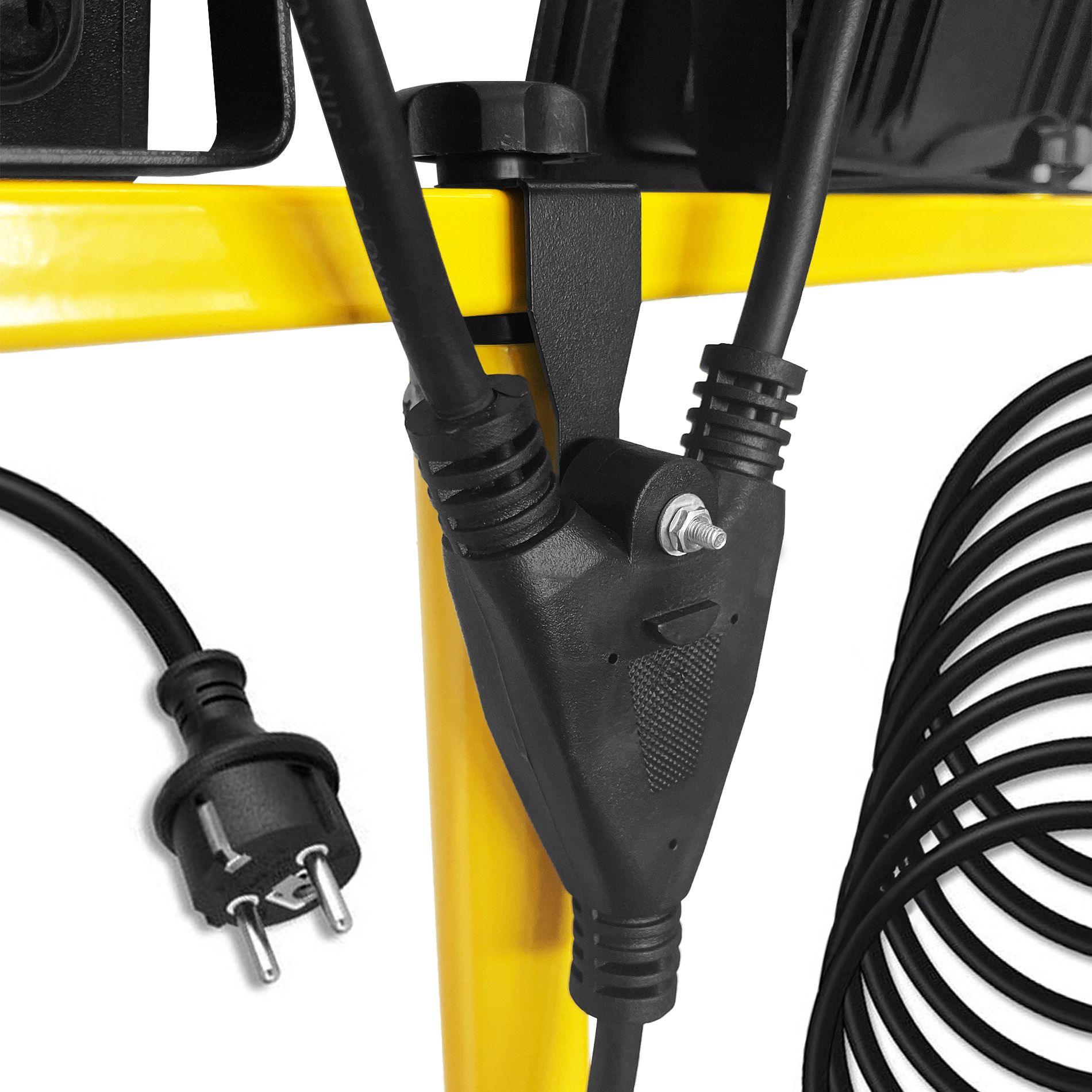 Toolight, Halogénová LED stavebná lampa na statíve 2x50W, RSL005-2x50N, OSW-10204