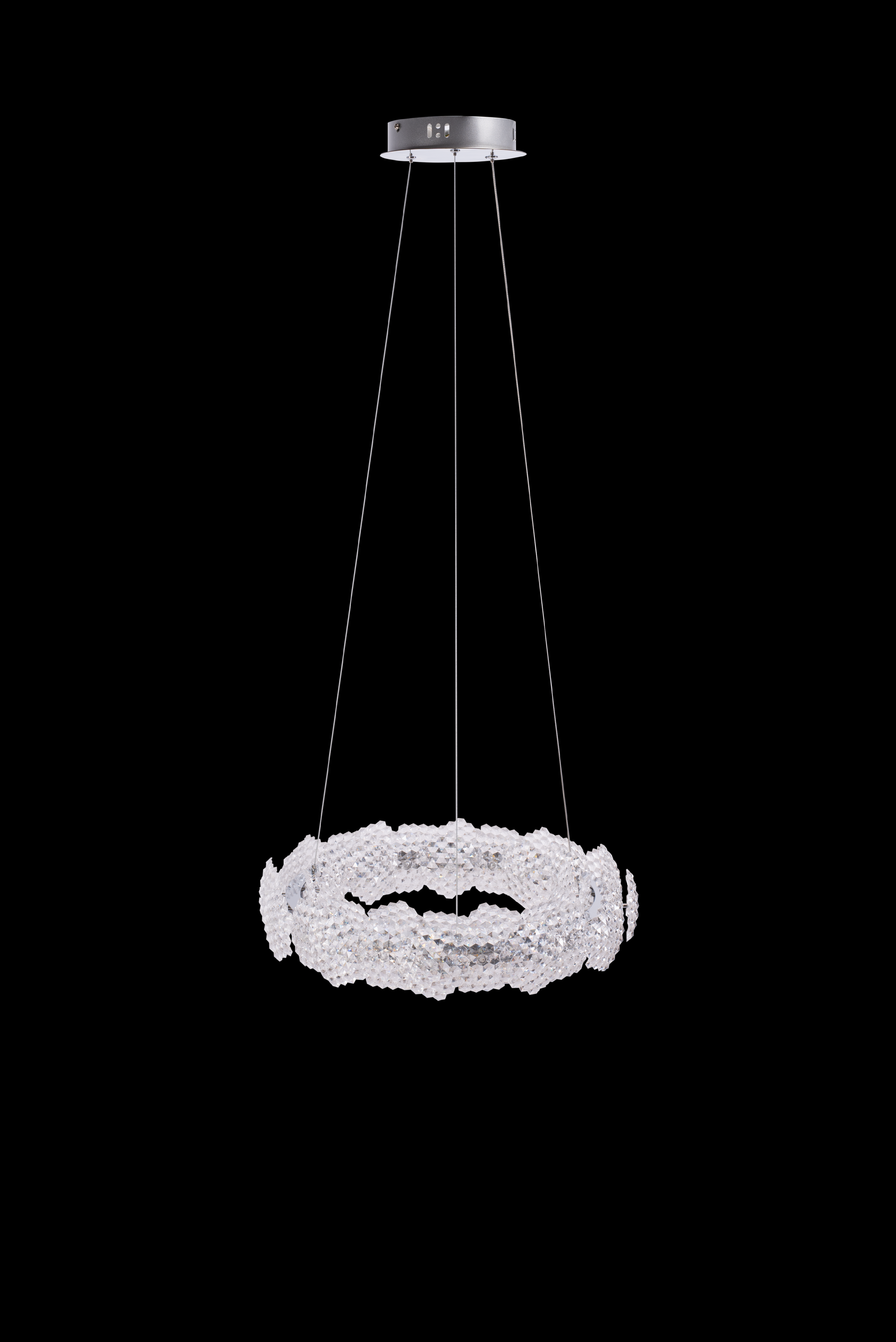 Toolight, LED závesné svietidlo 57cm, 36W, 4000K, MS017-CP, chrómová, OSW-09629