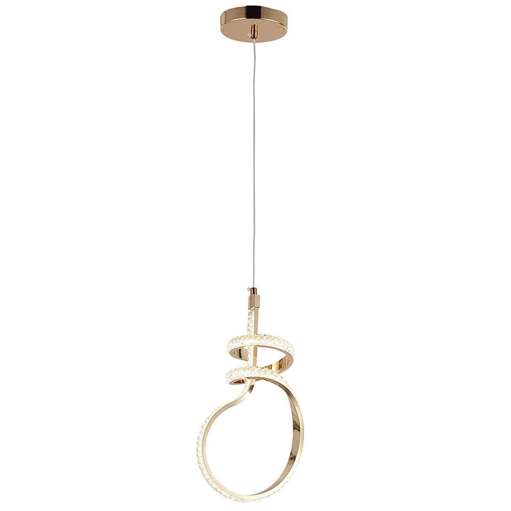 Toolight, LED závesné svietidlo, 24W, 4000K, G071-CP, zlatá, OSW-08669