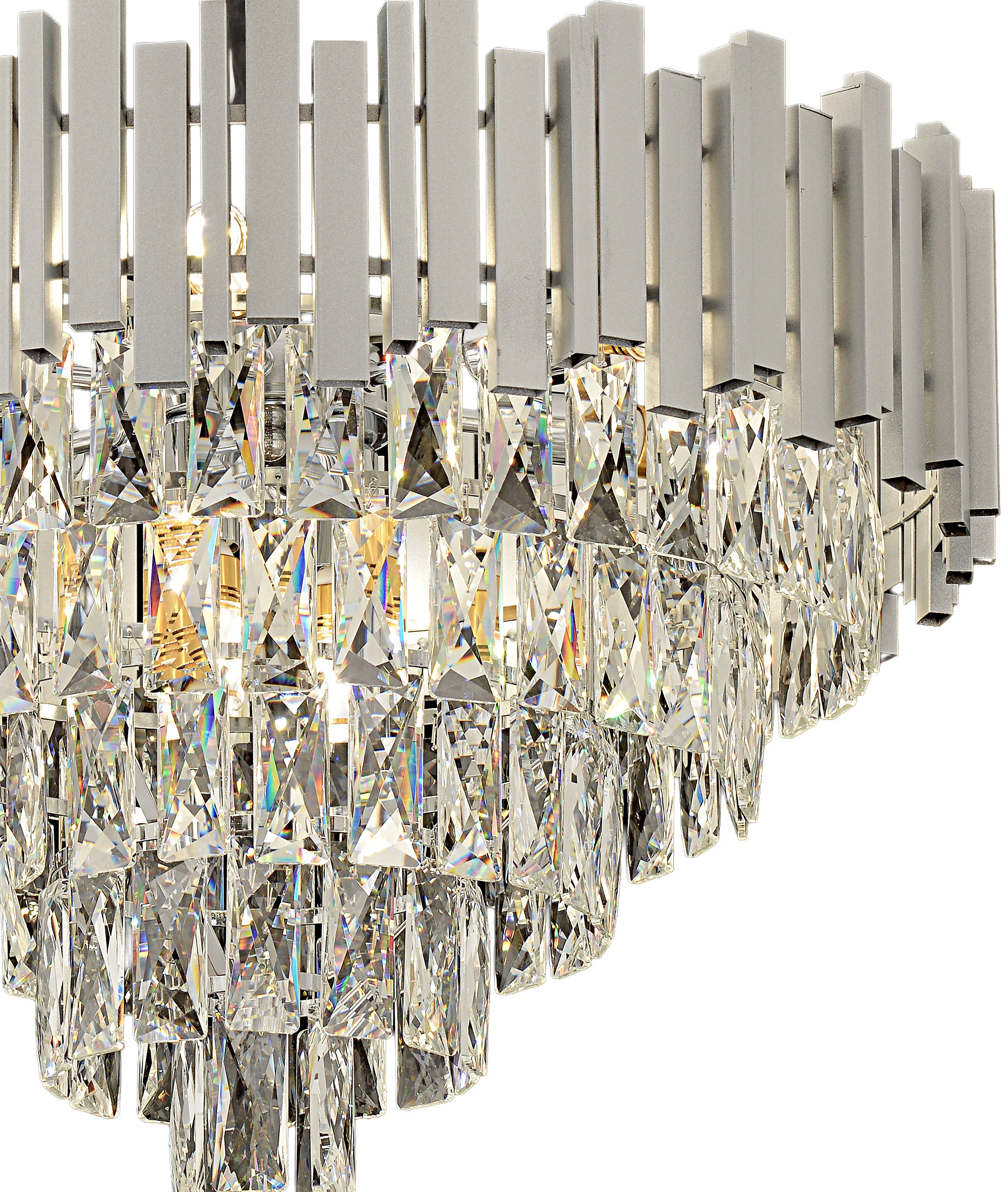 Toolight, závesné svietidlo 50cm, 7xE14, G051-CP, chrómová, OSW-08945