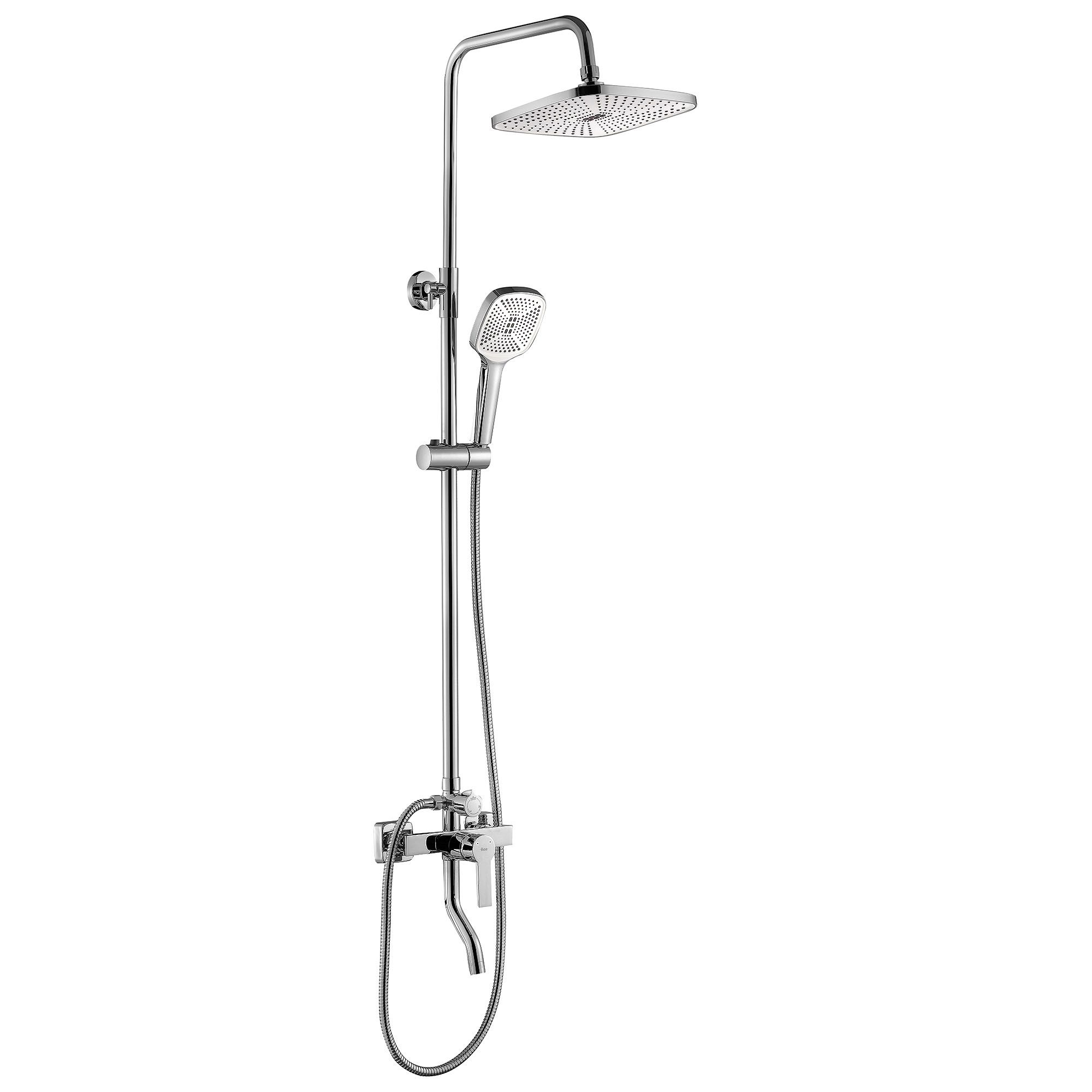 Rea Argus, sprchový set s vaňovou výlevkou, chrómová, REA-P7856