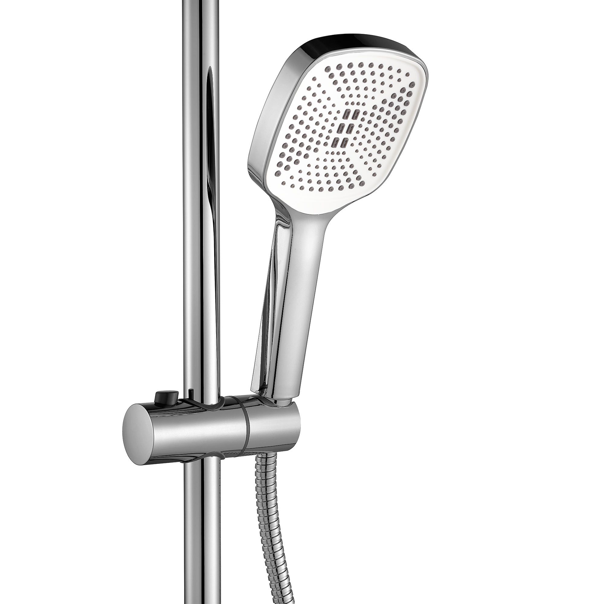 Rea Argus, sprchový set s vaňovou výlevkou, chrómová, REA-P7856
