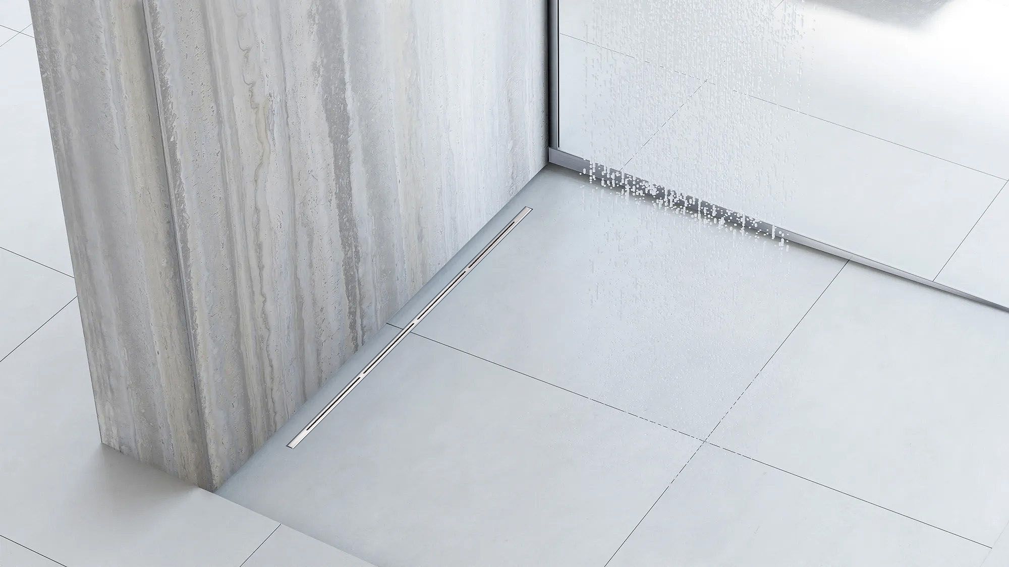 Rea Filo, odtokový žľab 70cm, oceľová, KPL-G6801