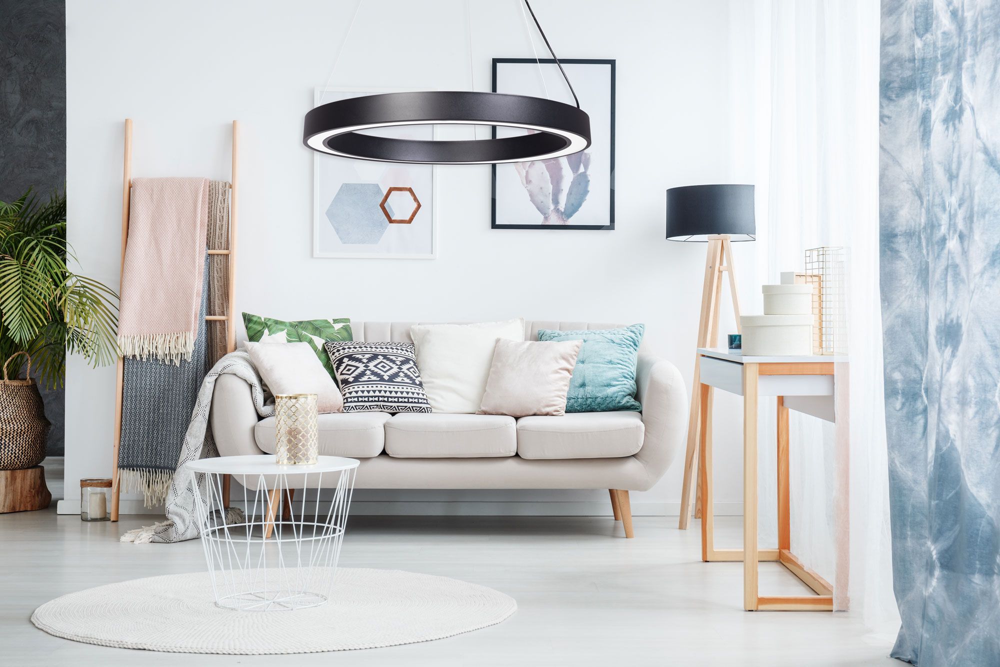 Toolight, LED stropné svietidlo 60cm, 27W, APP1282-1CP, čierna, OSW-00940