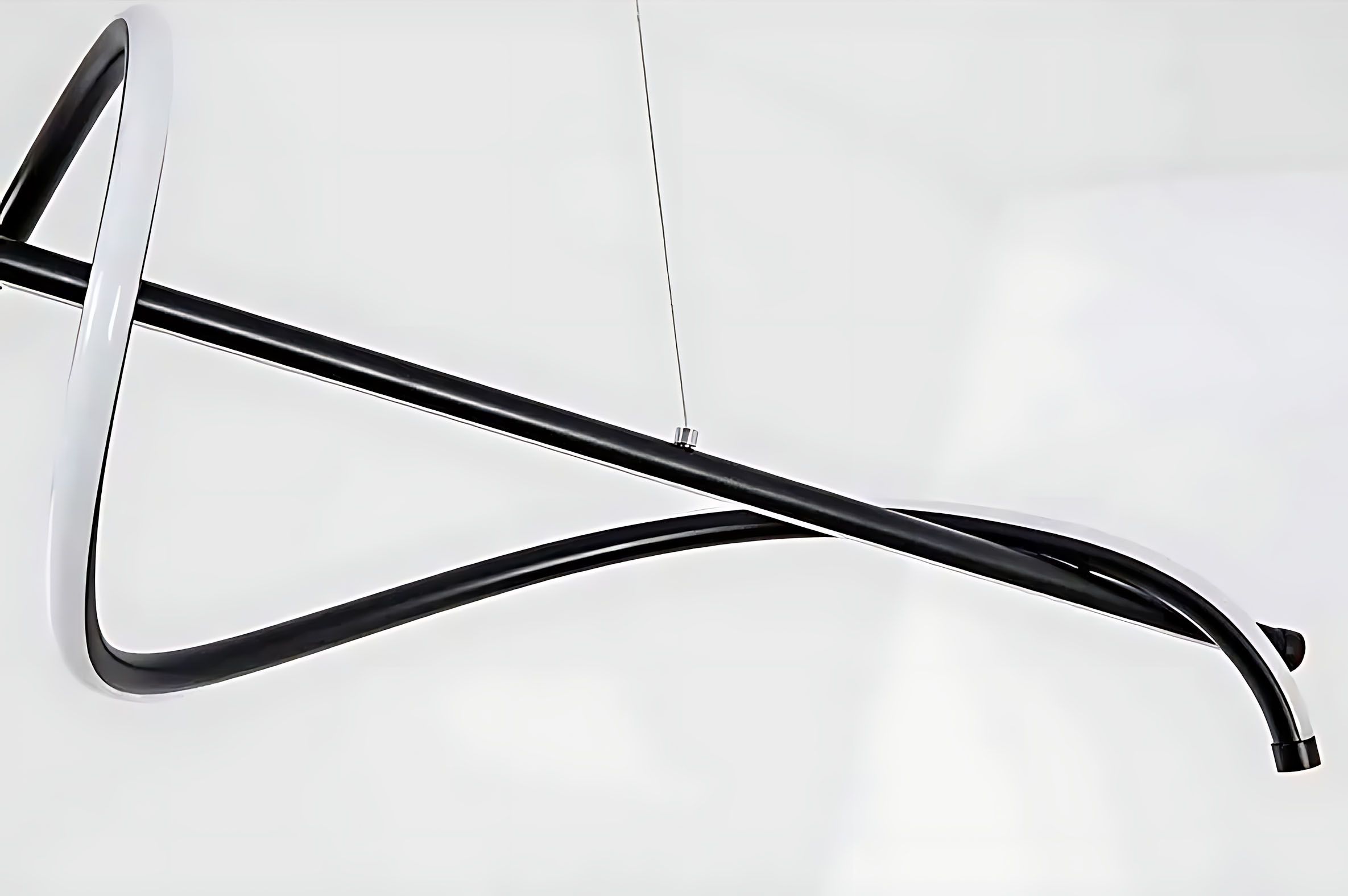Toolight, LED stropné svietidlo 120cm, 50W, 3000K, LHJ023-CP, čierna matná, OSW-50011