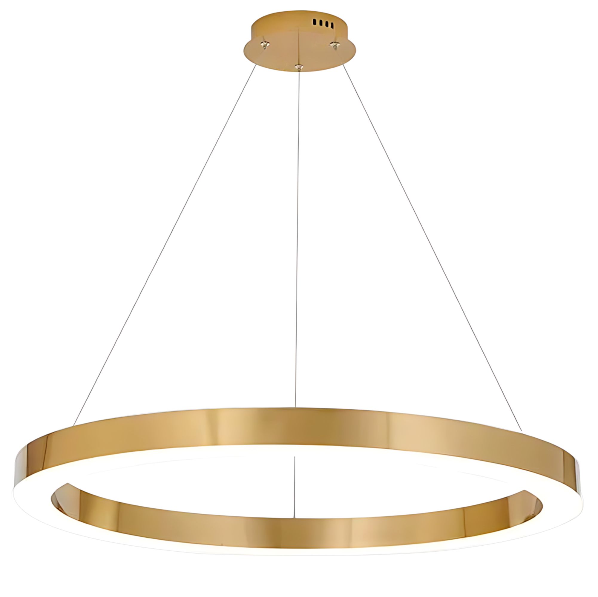 Toolight, LED stropné osvetlenie 60cm, 60W, 3000K, LHJ051-CP1 C, zlatá matná, OSW-50025