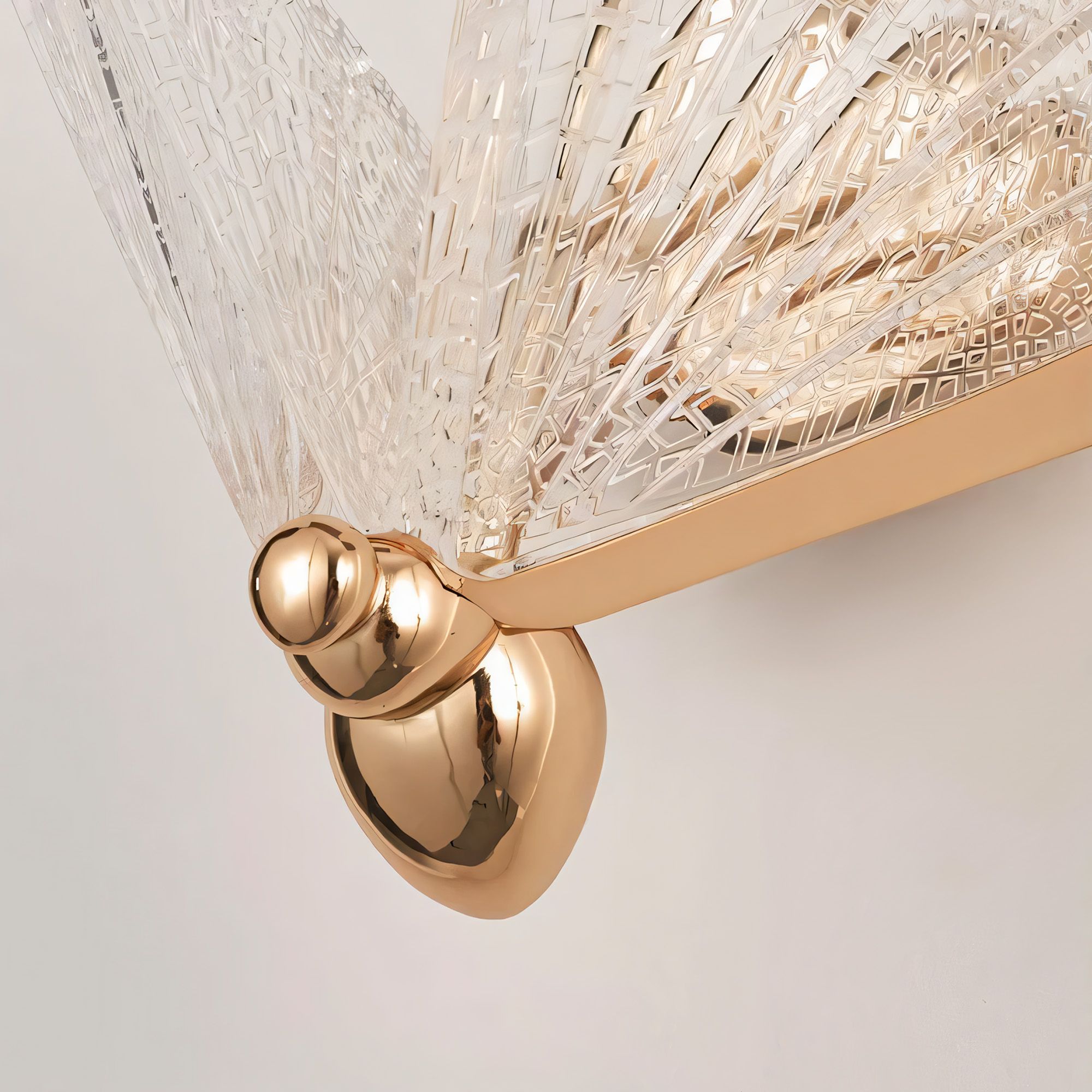 Toolight, LED nástenné svietidlo, 5W, 3000K, LHJ104-1W, svetlé ružové zlato, OSW-50042