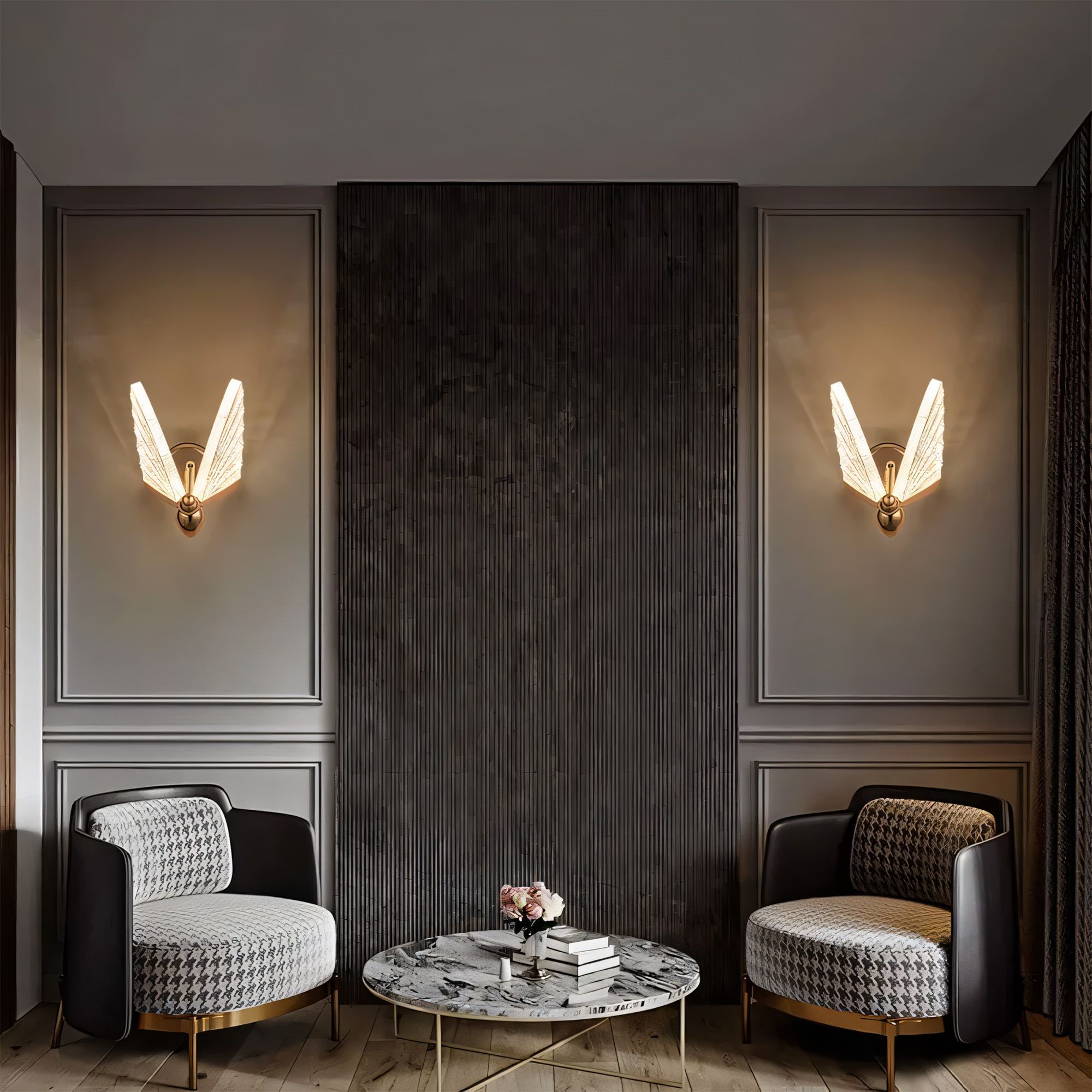 Toolight, LED nástenné svietidlo, 5W, 3000K, LHJ104-1W, svetlé ružové zlato, OSW-50042