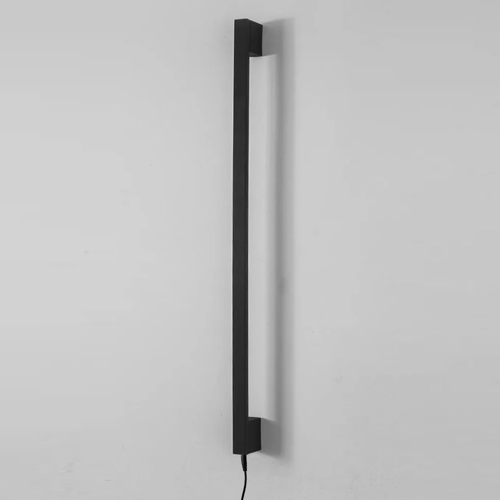 Toolight, LED nástenné svietidlo 80cm, 12W, 3000K, LHJ063-W, čierna matná, OSW-60032