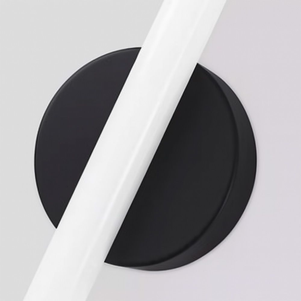 Toolight, LED nástenné svietidlo 60cm, 12W, 3000K, LHJ069-W, čierna matná, OSW-60037