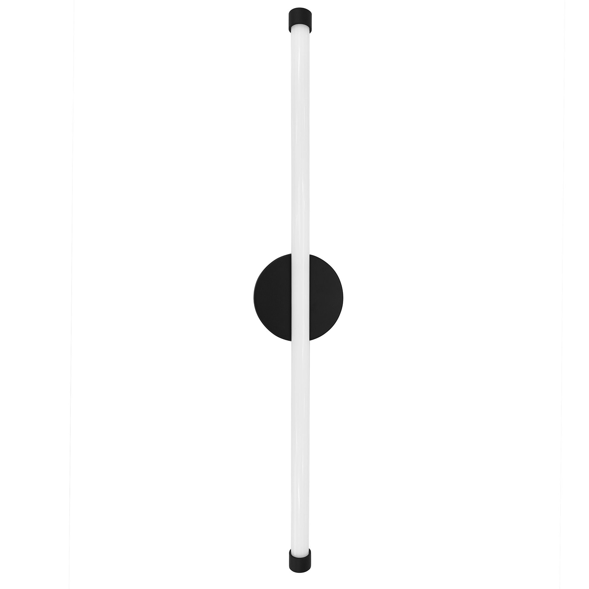 Toolight, LED nástenné svietidlo 60cm, 12W, 3000K, LHJ069-W, čierna matná, OSW-60037