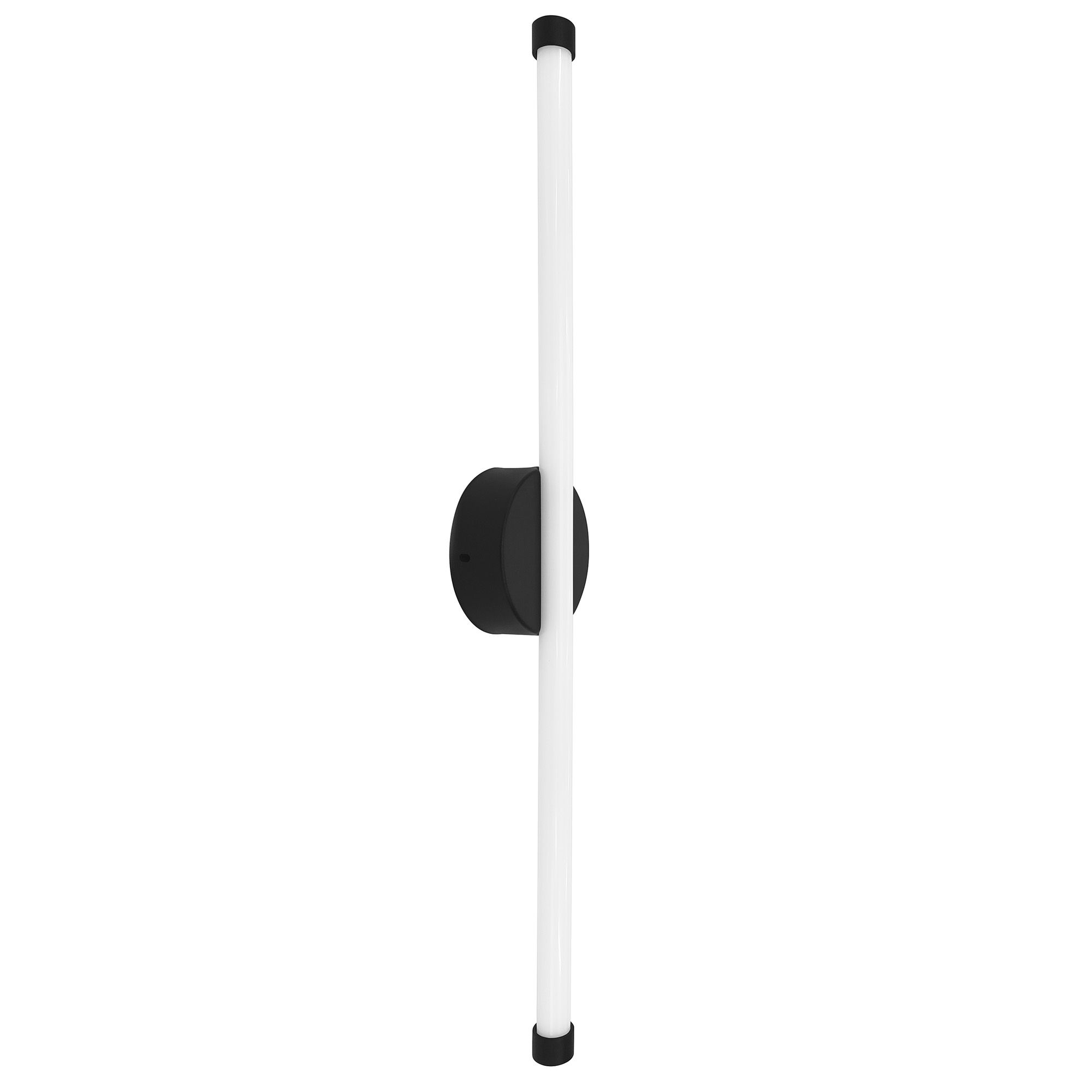 Toolight, LED nástenné svietidlo 60cm, 12W, 3000K, LHJ069-W, čierna matná, OSW-60037