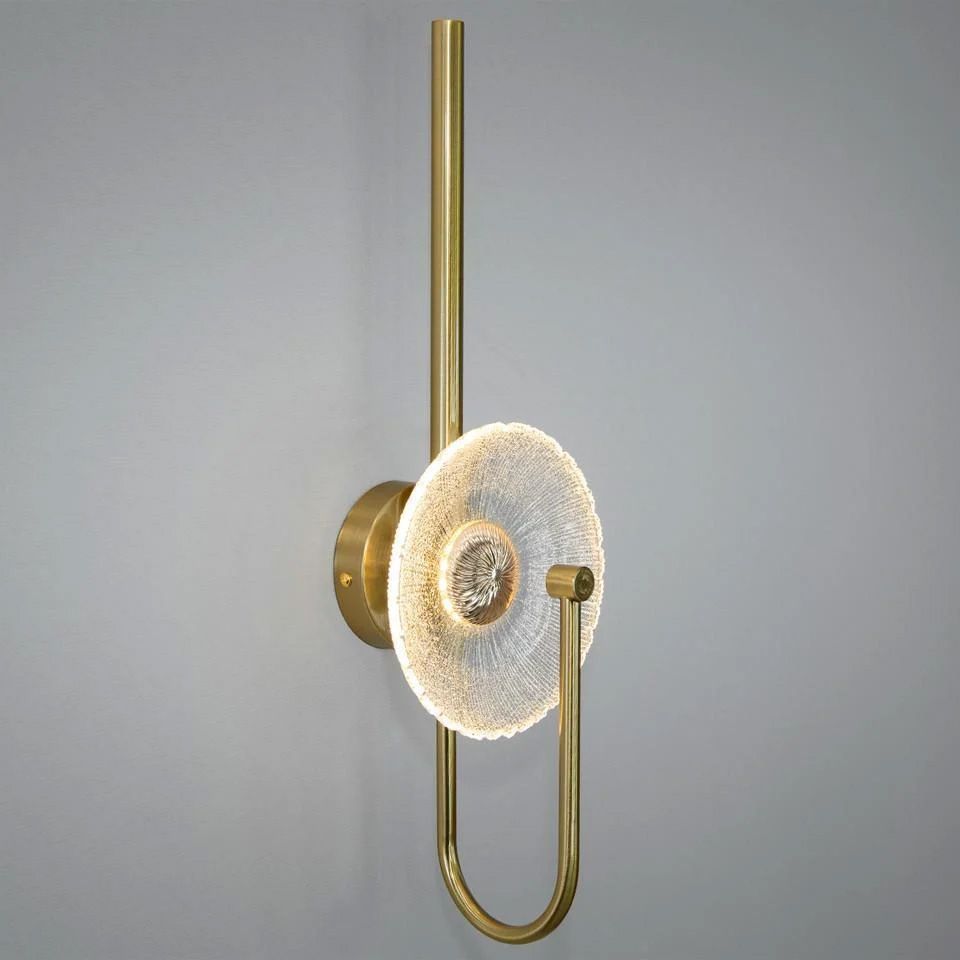 Toolight, LED nástenné svietidlo 53x18cm, 3W, 3000K, LHJ072-W, zlatá matná, OSW-50032