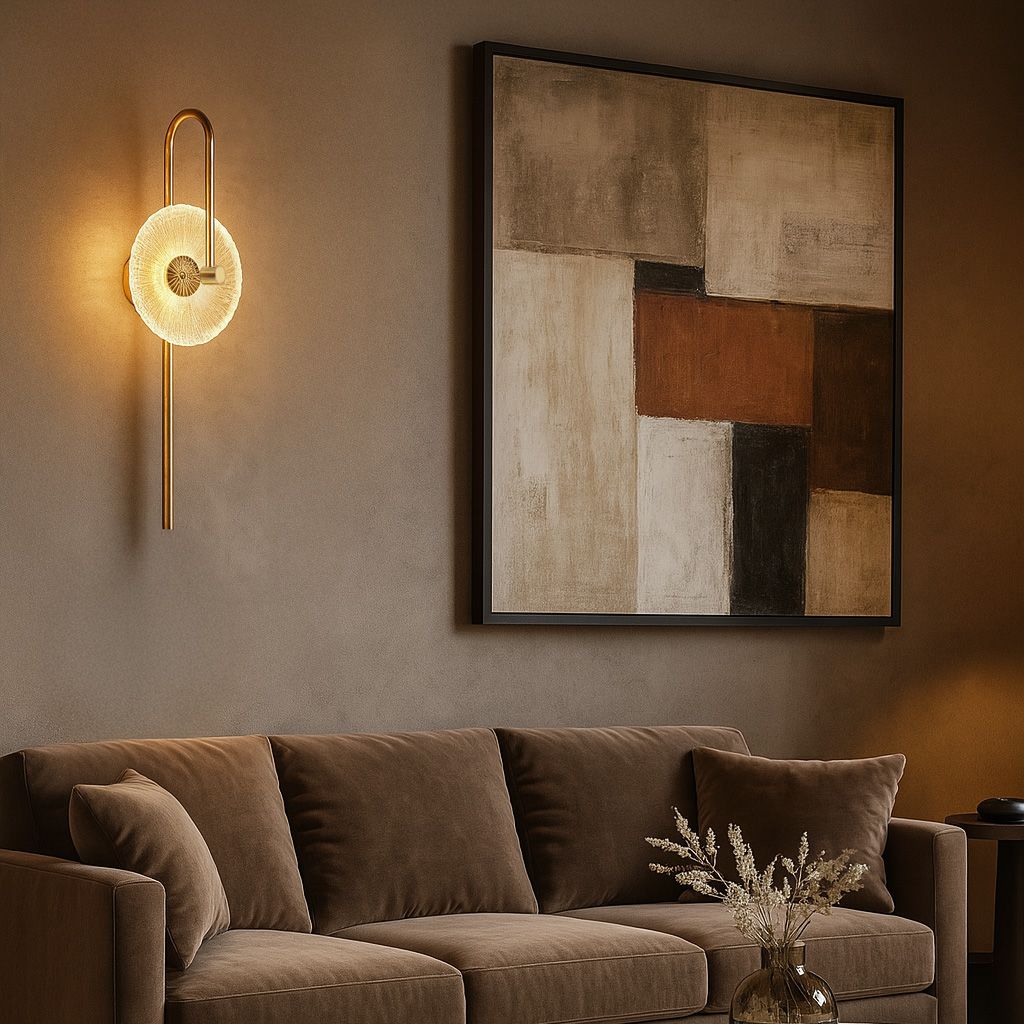 Toolight, LED nástenné svietidlo 53x18cm, 3W, 3000K, LHJ072-W, zlatá matná, OSW-50032