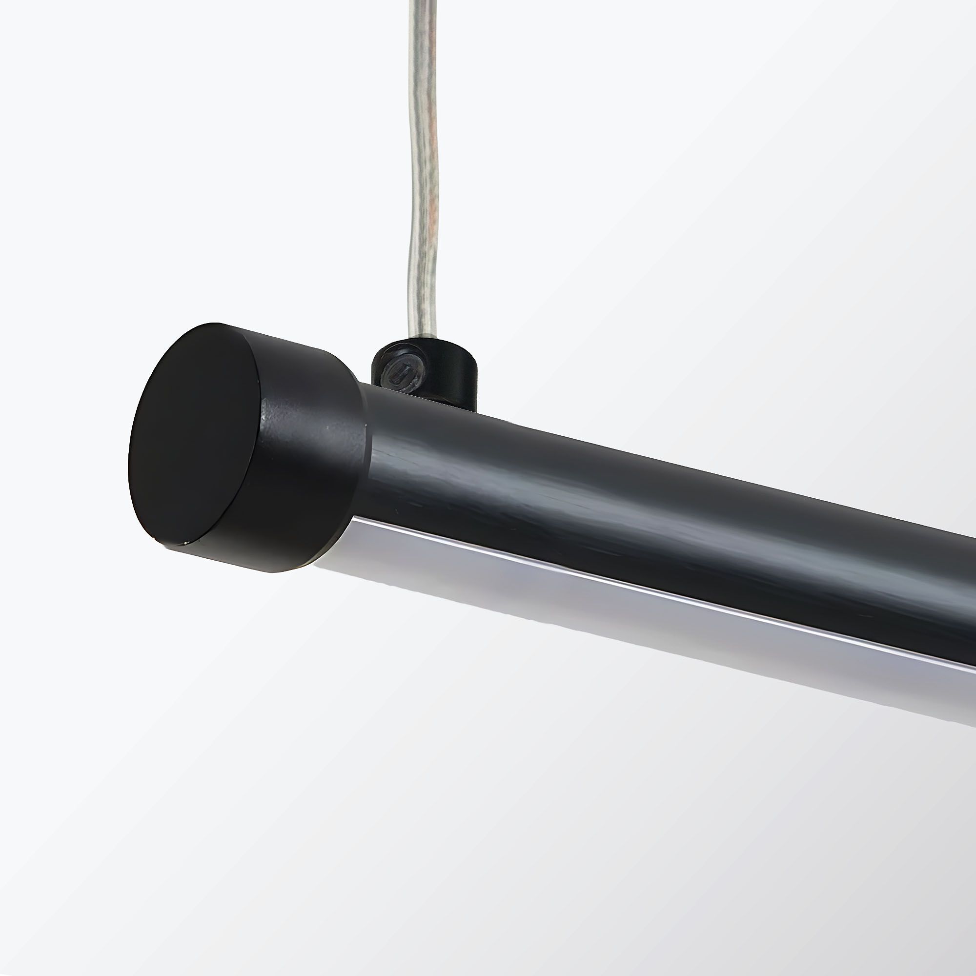 Toolight, LED závesné osvetlenie 120cm, 15W, 3000K, LHJ031-CP, čierna matná, OSW-50014