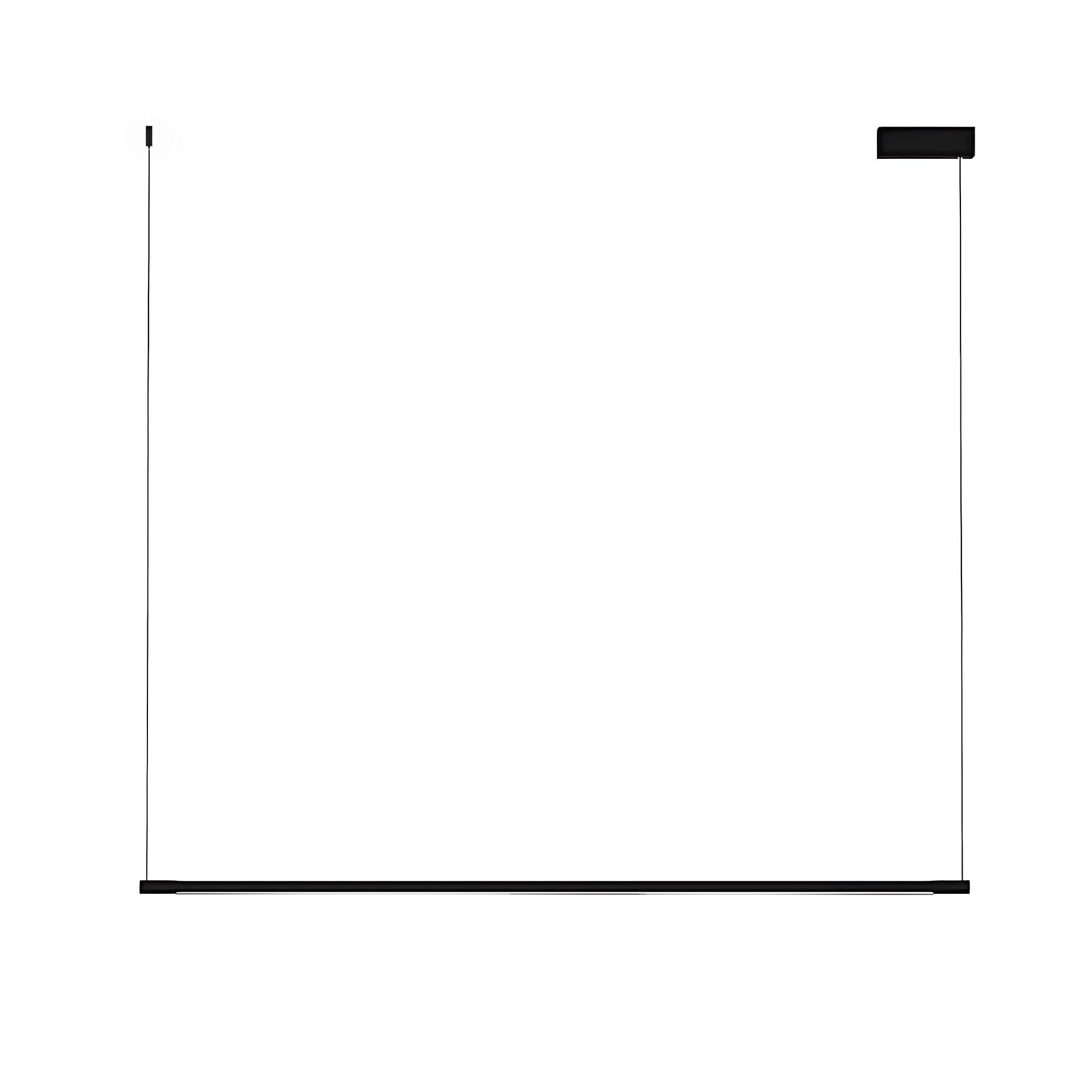 Toolight, LED závesné osvetlenie 120cm, 15W, 3000K, LHJ031-CP, čierna matná, OSW-50014