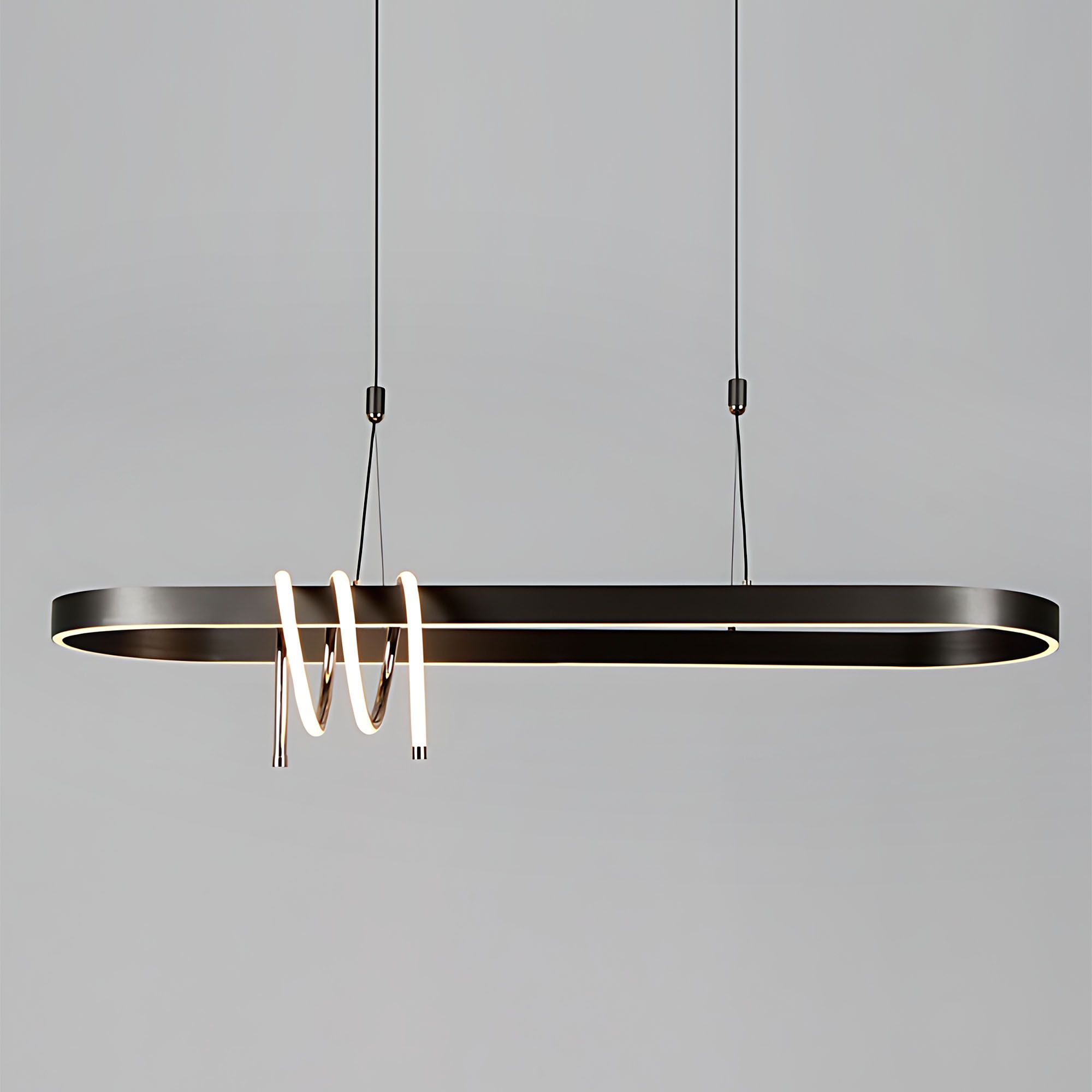 Toolight, LED stropné osvetlenie 120cm, 32W, 3000K, LHJ040-CP, čierna matná, OSW-50018