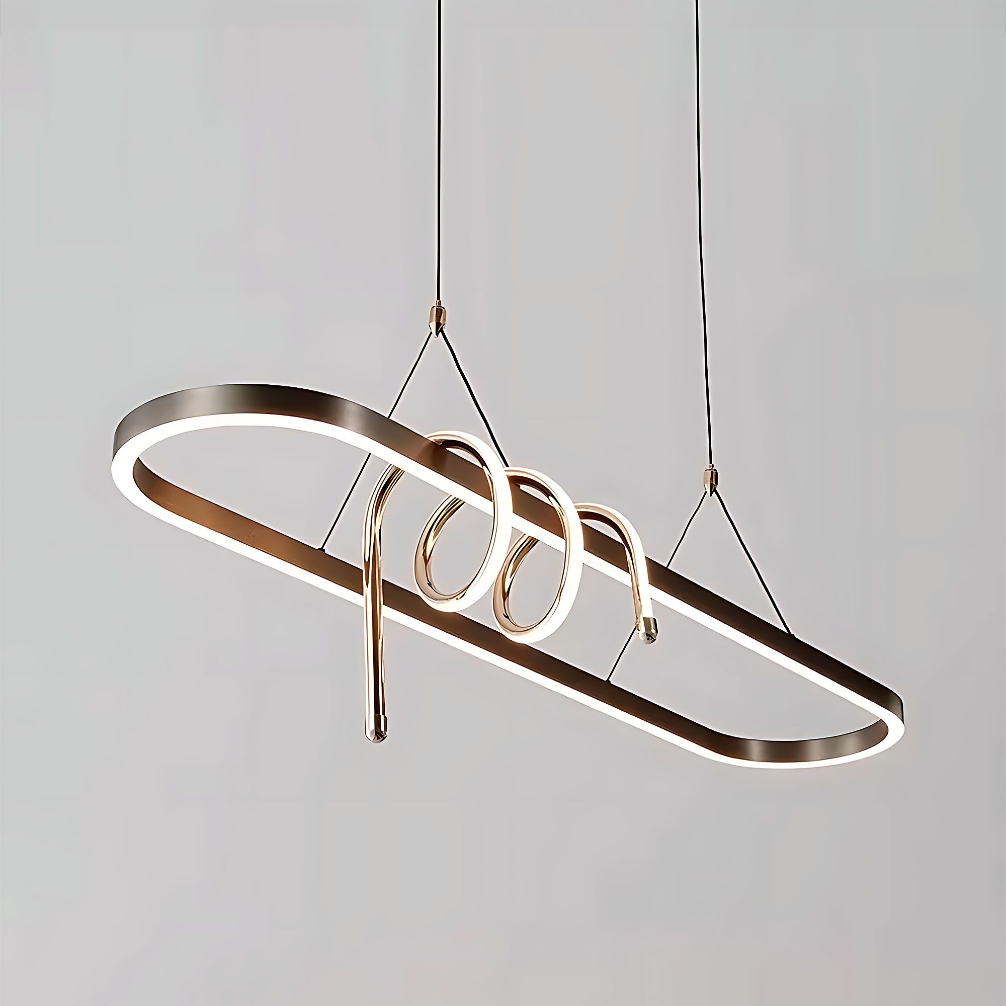 Toolight, LED stropné osvetlenie 120cm, 32W, 3000K, LHJ040-CP, čierna matná, OSW-50018