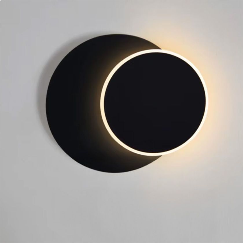 Toolight, nástenné LED svietidlo 20cm, 10W, 3000K, LHJ082-W, čierna, OSW-60040