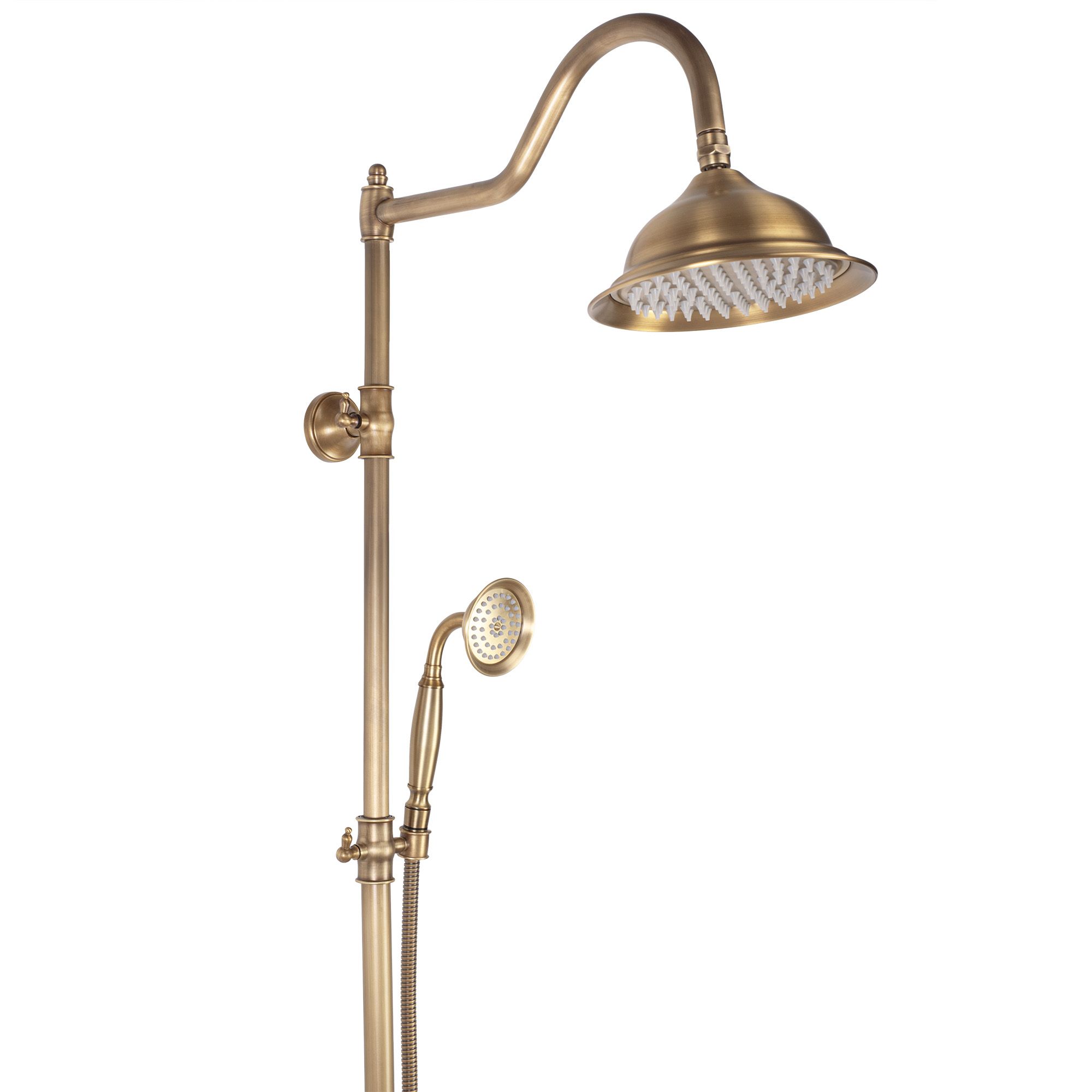 Rea Bergamo, sprchový set v retro štýle, antická bronz, REA-P5002