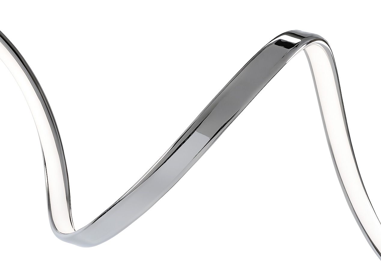 Toolight, LED závesné svietidlo 90cm, 26W, 3000K, LHJ025-CP, chrómová, OSW-60016