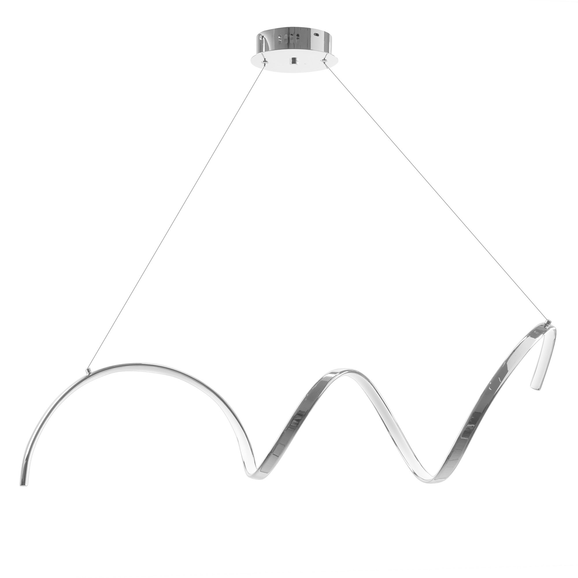 Toolight, LED závesné svietidlo 90cm, 26W, 3000K, LHJ025-CP, chrómová, OSW-60016